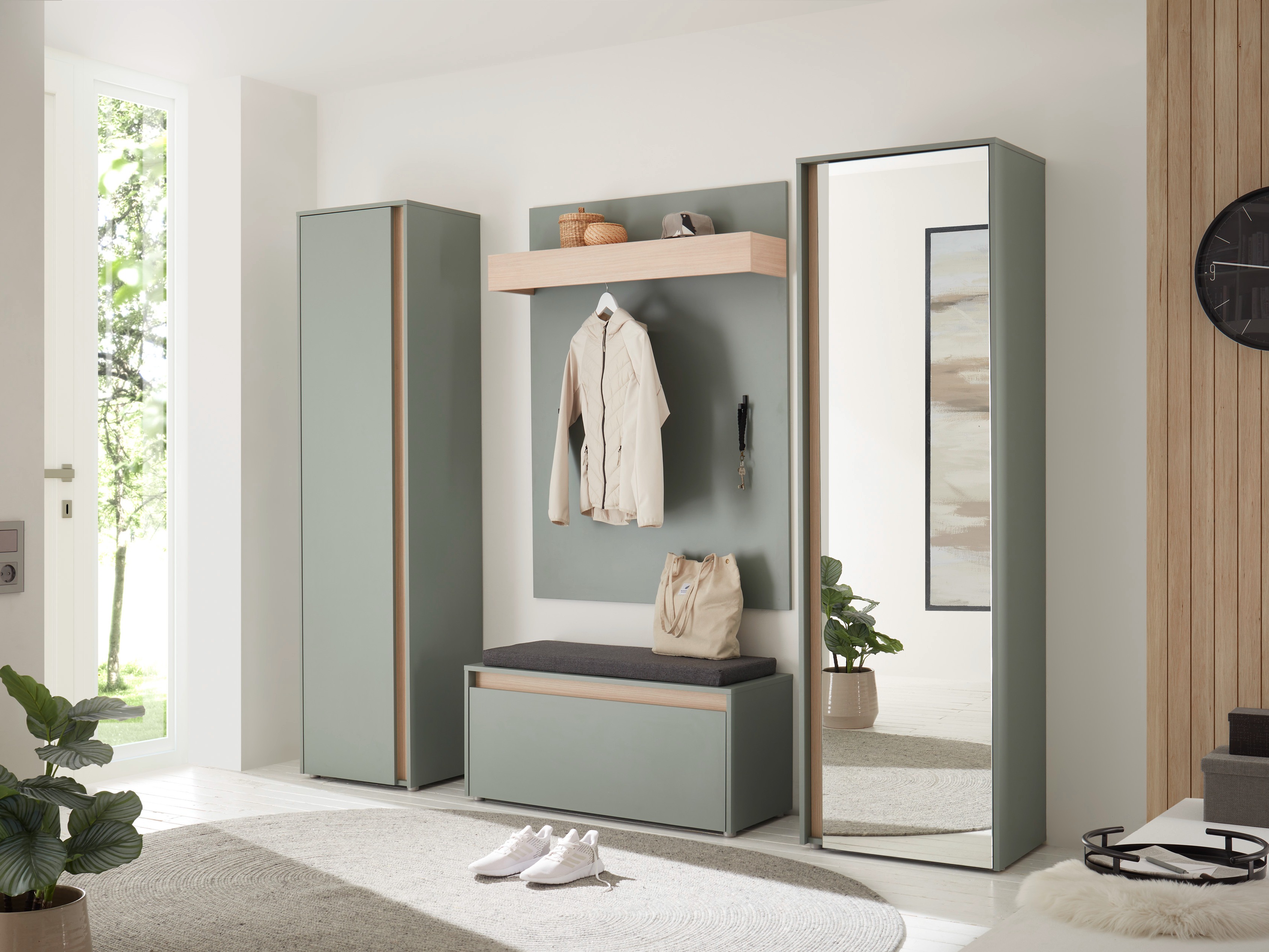 Cipőtároló Elbsori 164 (Zöld)