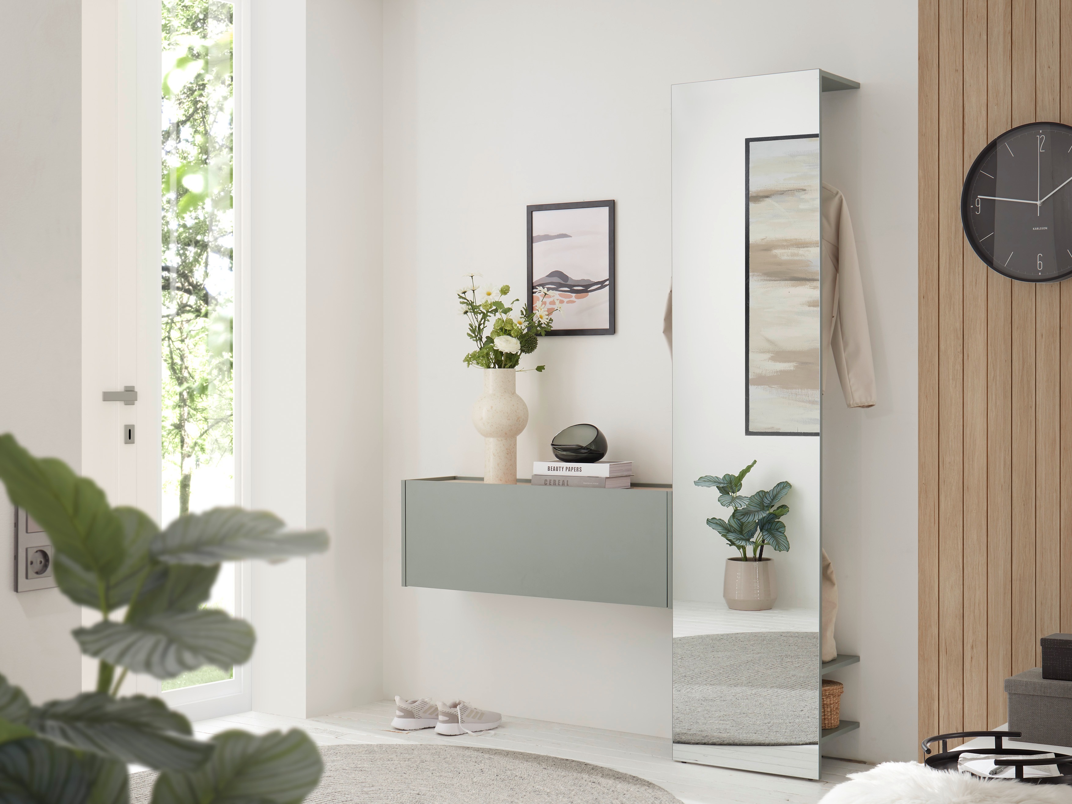 Előszoba garnitúra Elbsori 166 (Zöld)