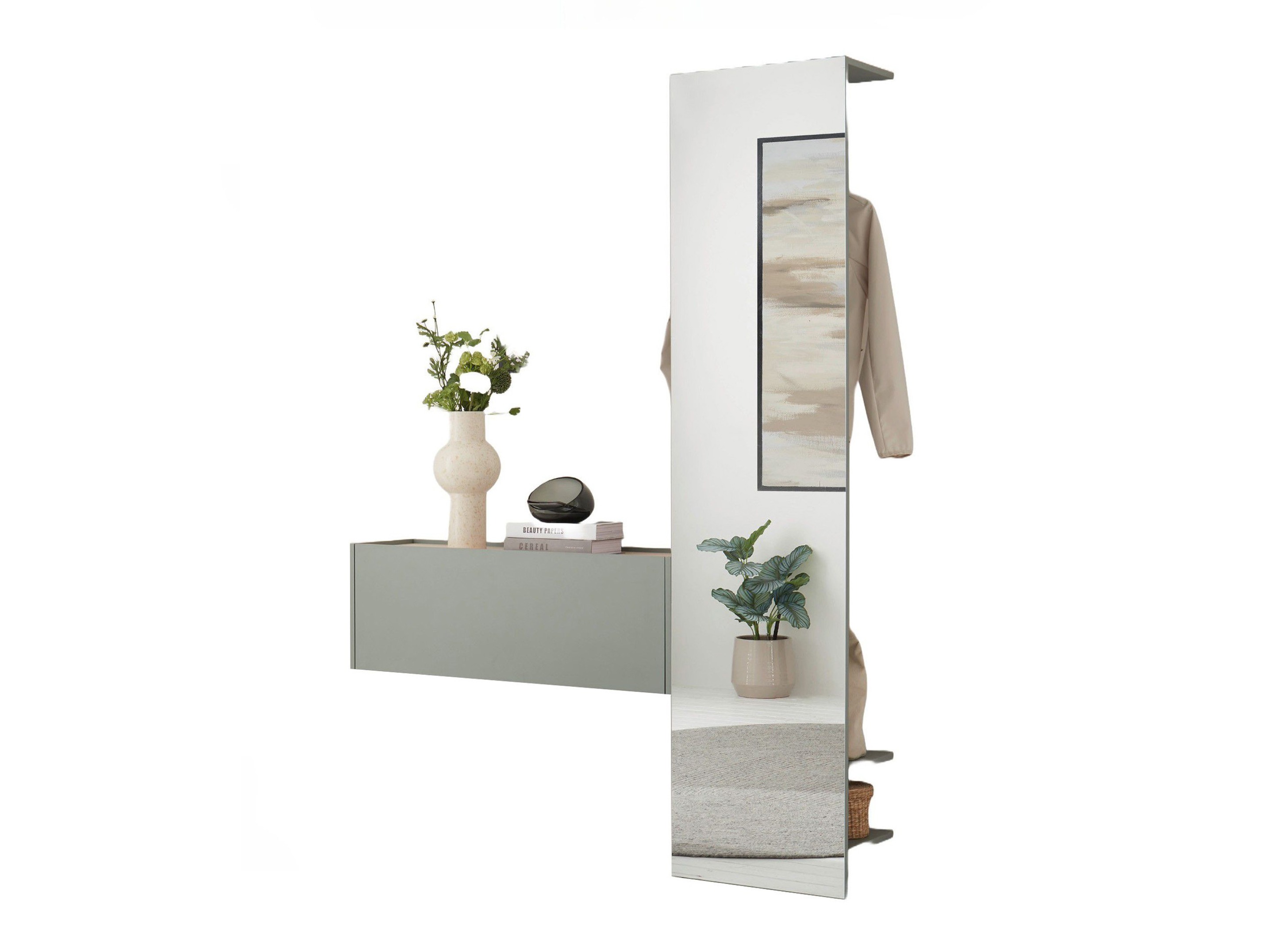 Előszoba garnitúra Elbsori 166 (Zöld)