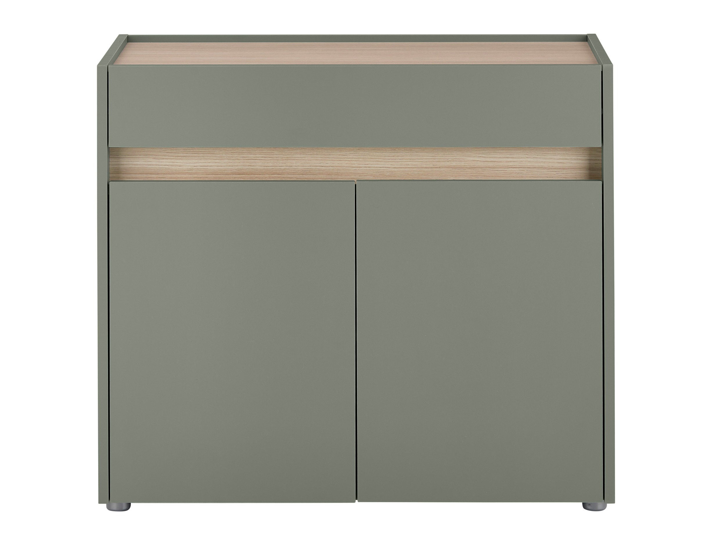 Komód Elbsori 110 (Zöld + Tölgy)