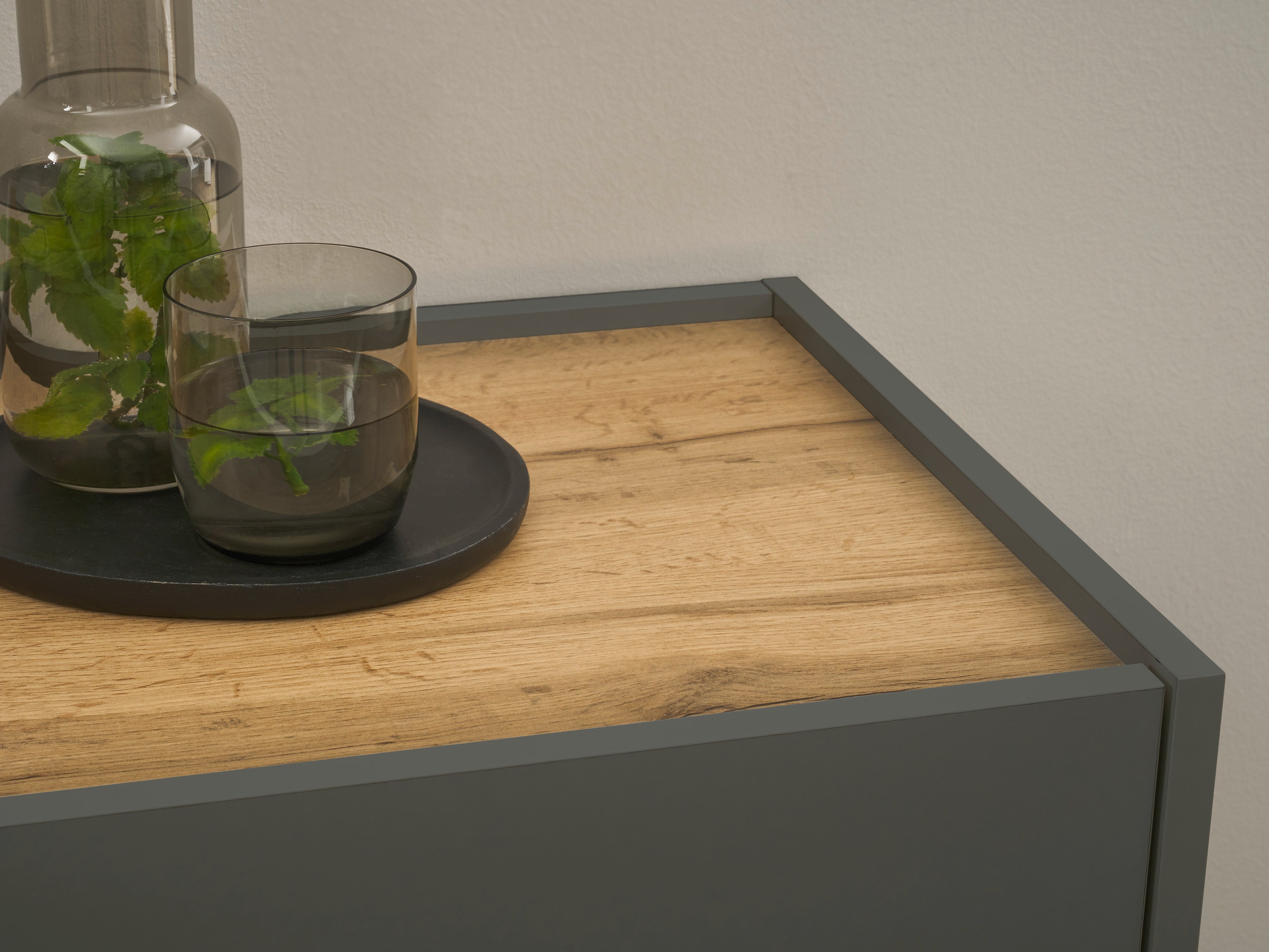 Cipőtároló Elbsori 173 (Antracit + Wotan tölgy)