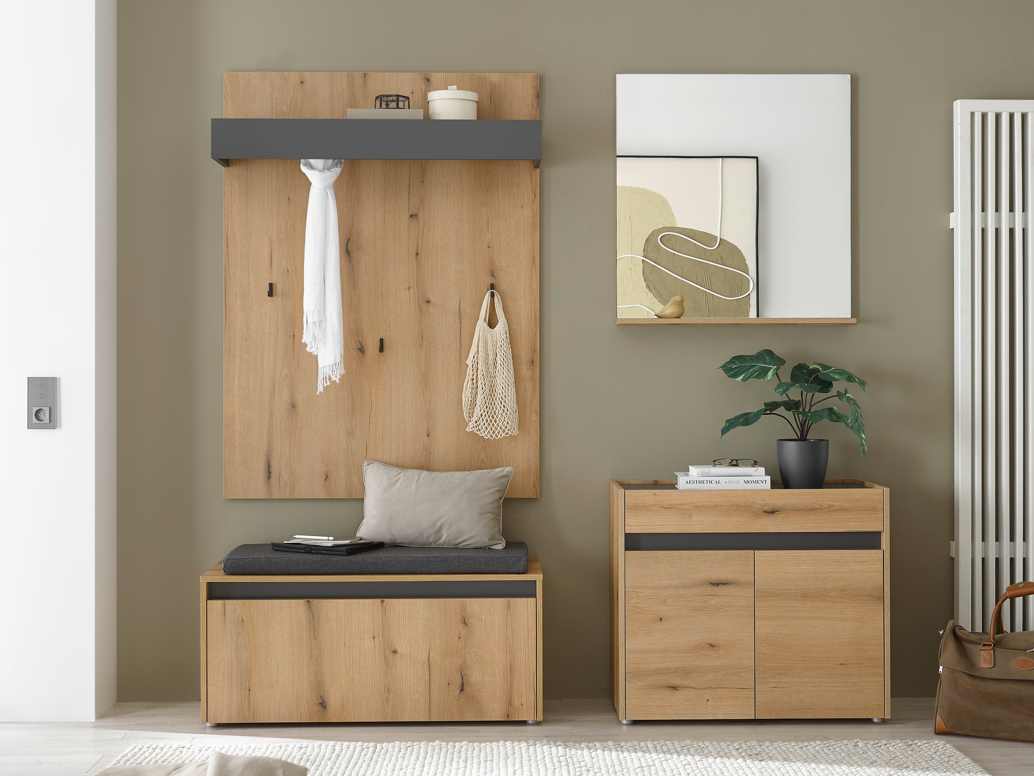 Előszoba garnitúra Elbsori 168 (Tölgy)