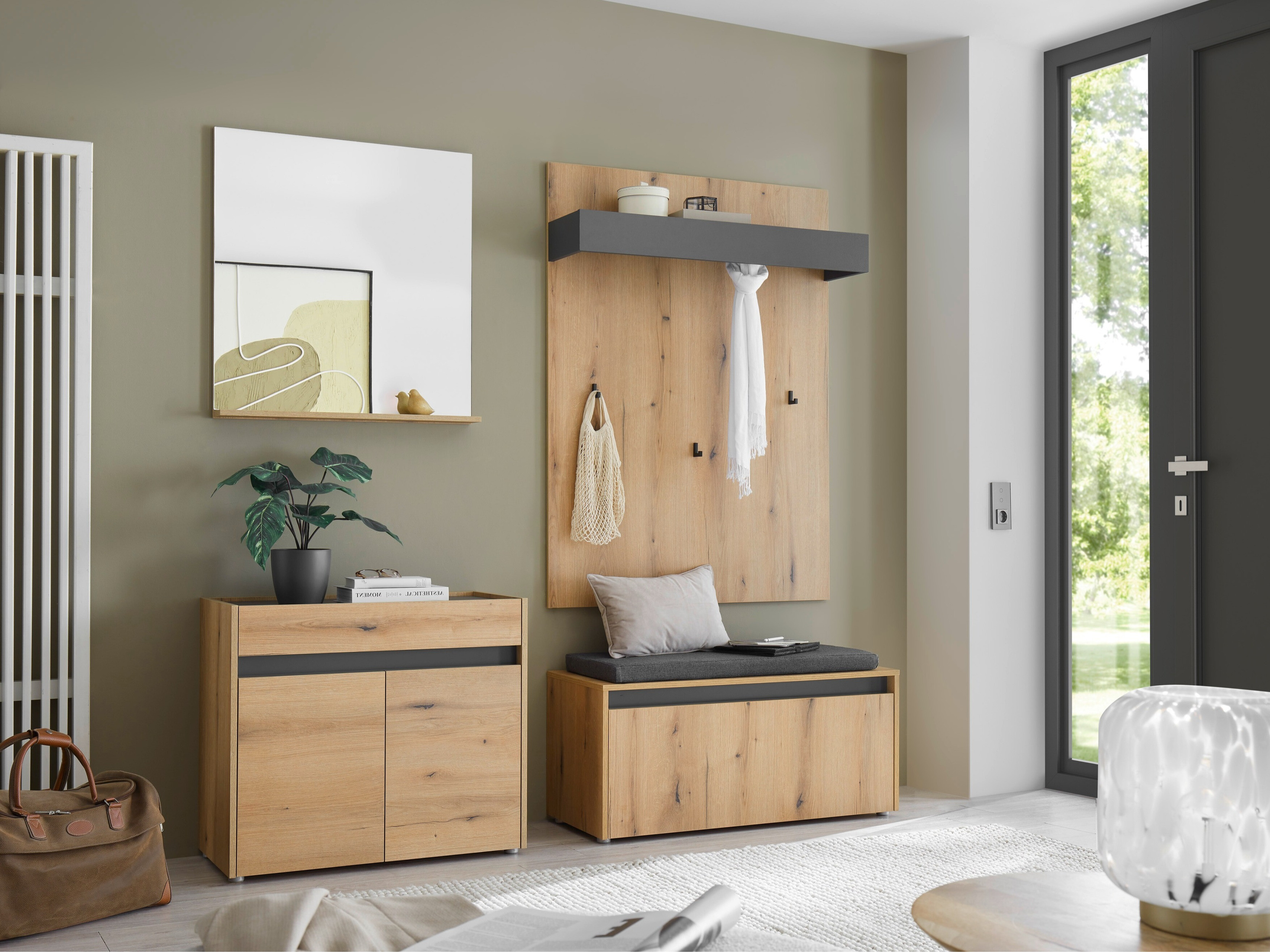 Előszoba garnitúra Elbsori 168 (Tölgy)