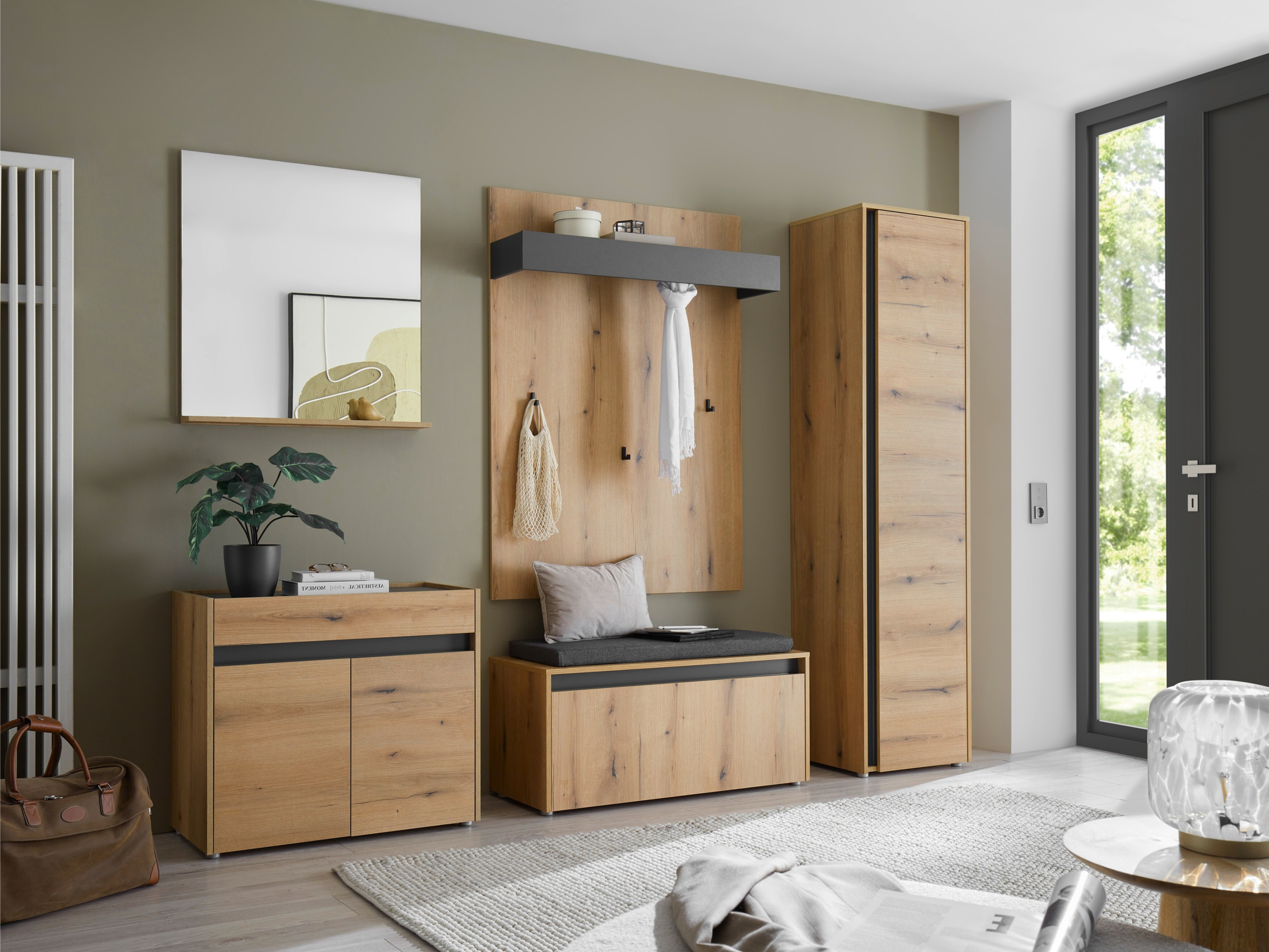 Előszoba garnitúra Elbsori 168 (Tölgy)