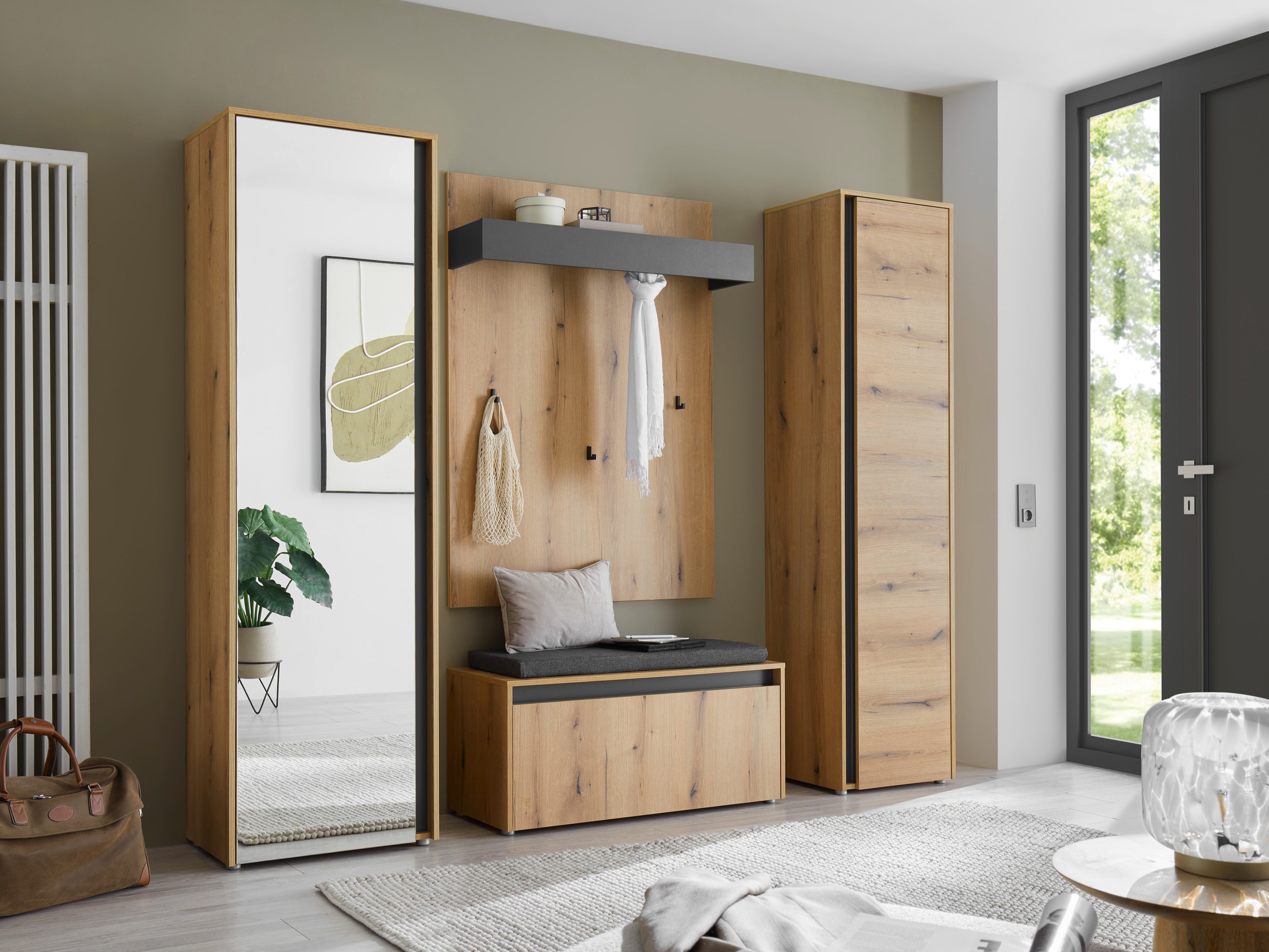 Előszoba garnitúra Elbsori 169 (Tölgy)