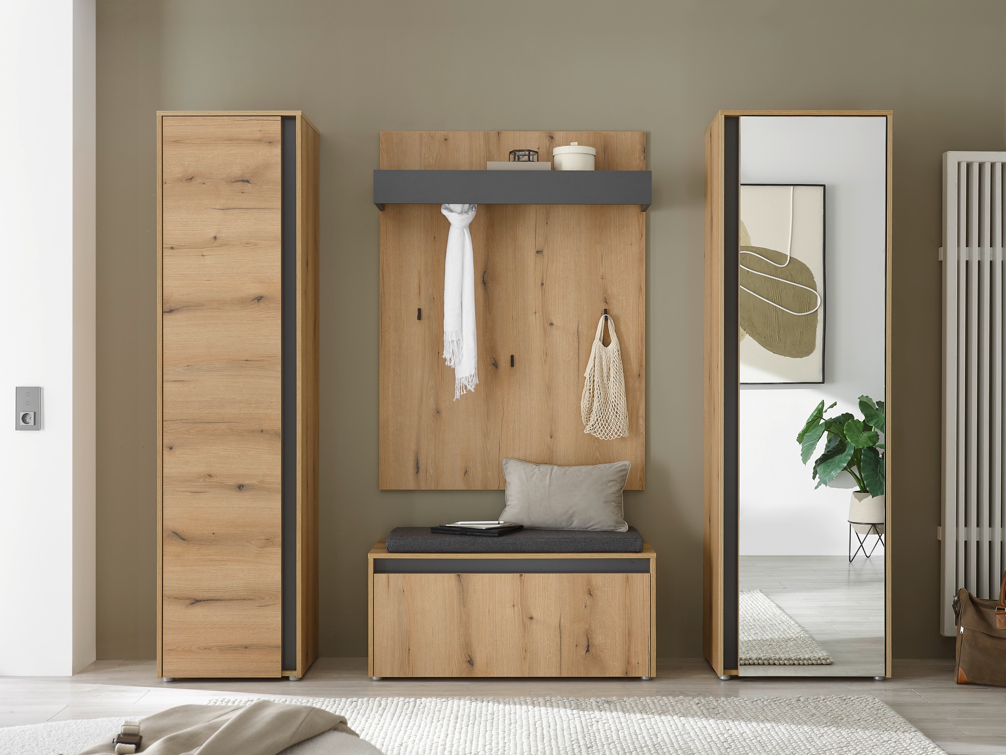 Előszoba garnitúra Elbsori 169 (Tölgy)