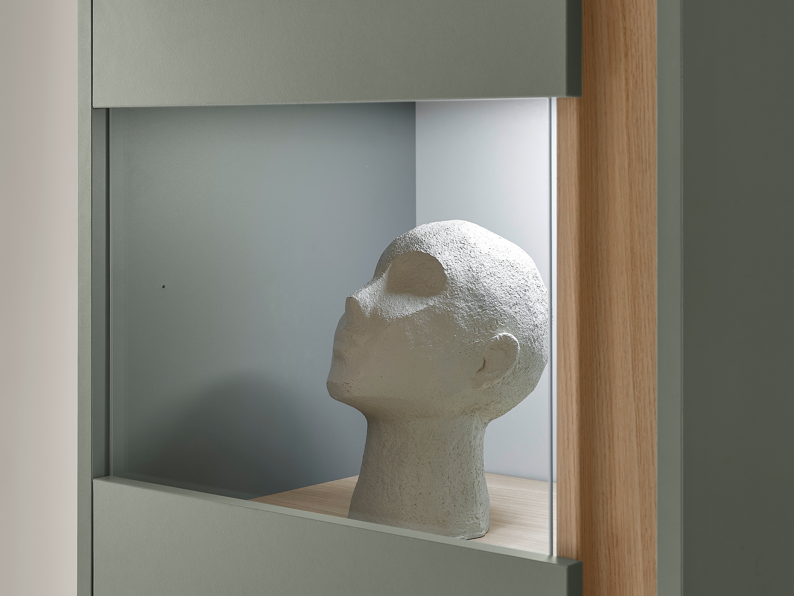 Könyvespolc Elbsori 100 (Zöld + Tölgy)