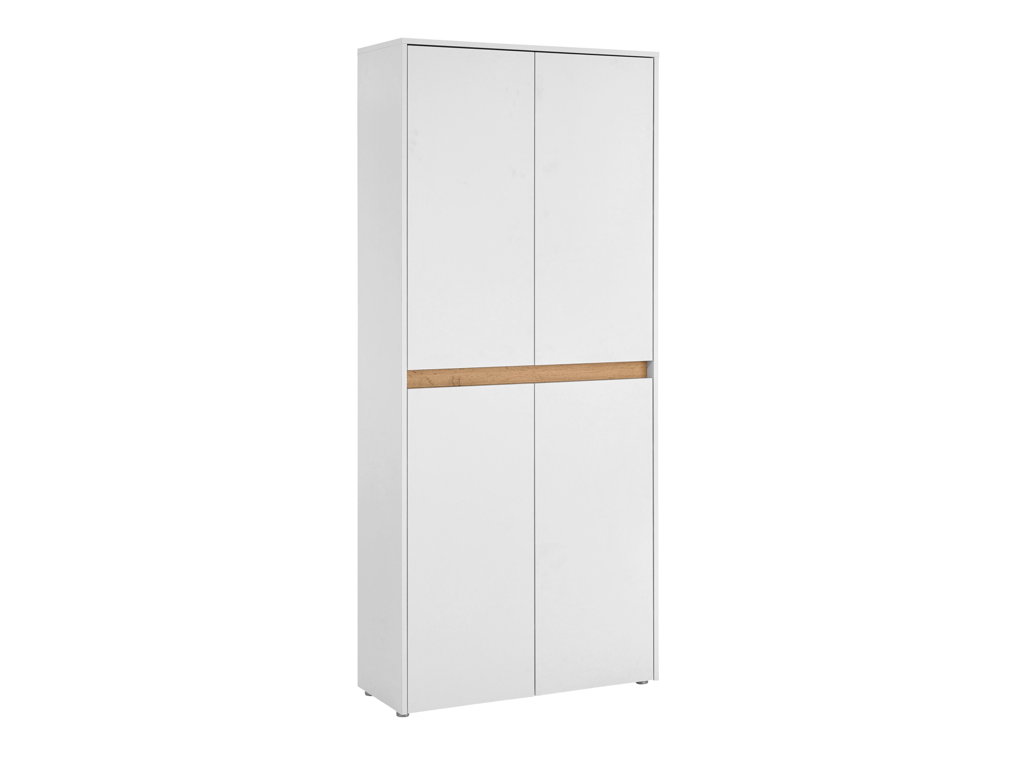 Könyvespolc Elbsori 174 (Fehér + Wotan tölgy)