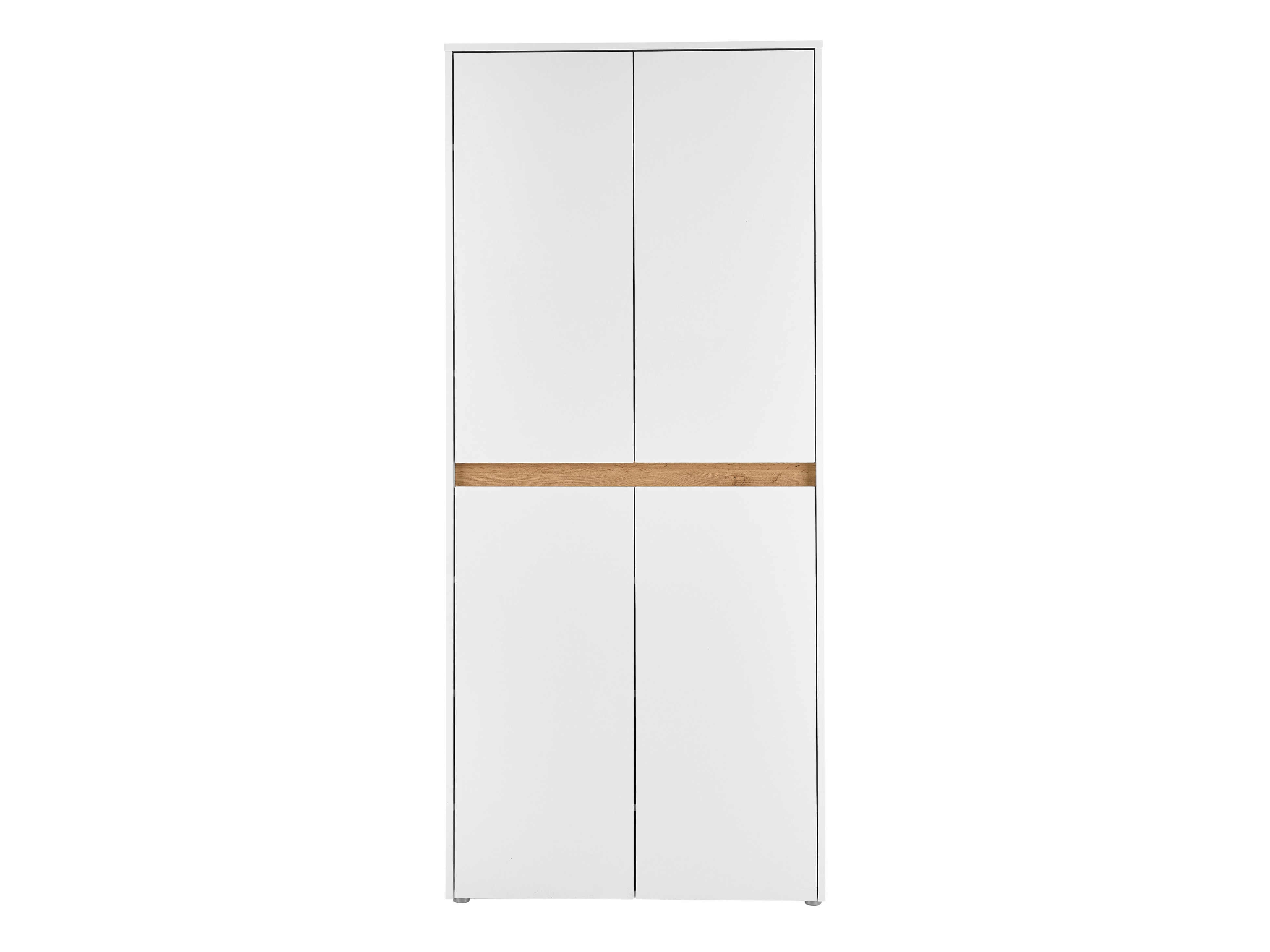 Könyvespolc Elbsori 174 (Fehér + Wotan tölgy)