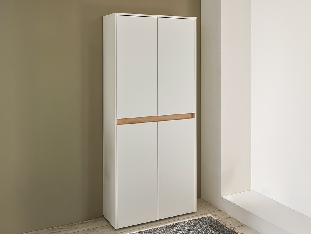 Könyvespolc Elbsori 174 (Fehér + Wotan tölgy)