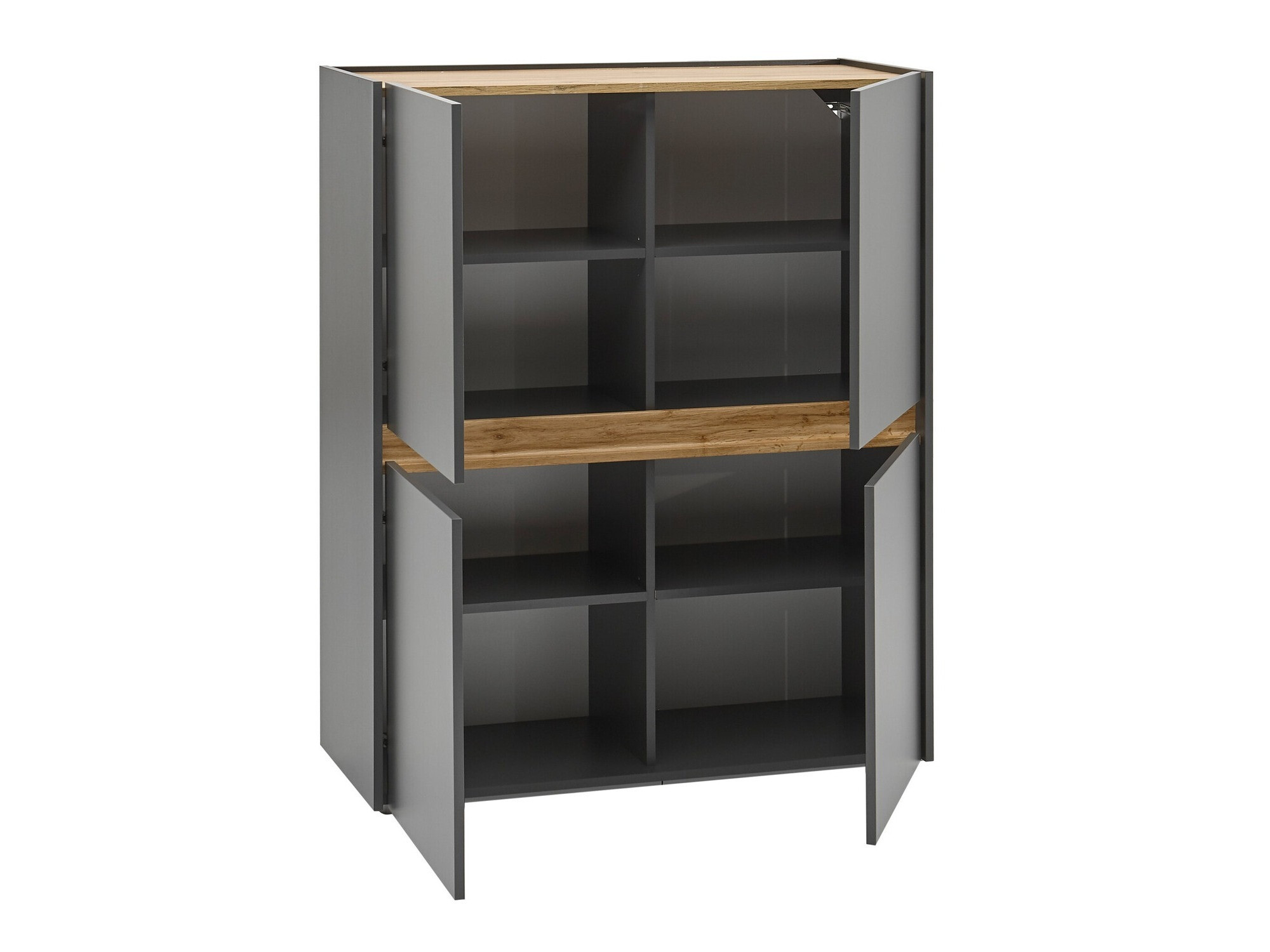 Szekrény Elbsori 111 (Antracit + Wotan tölgy)