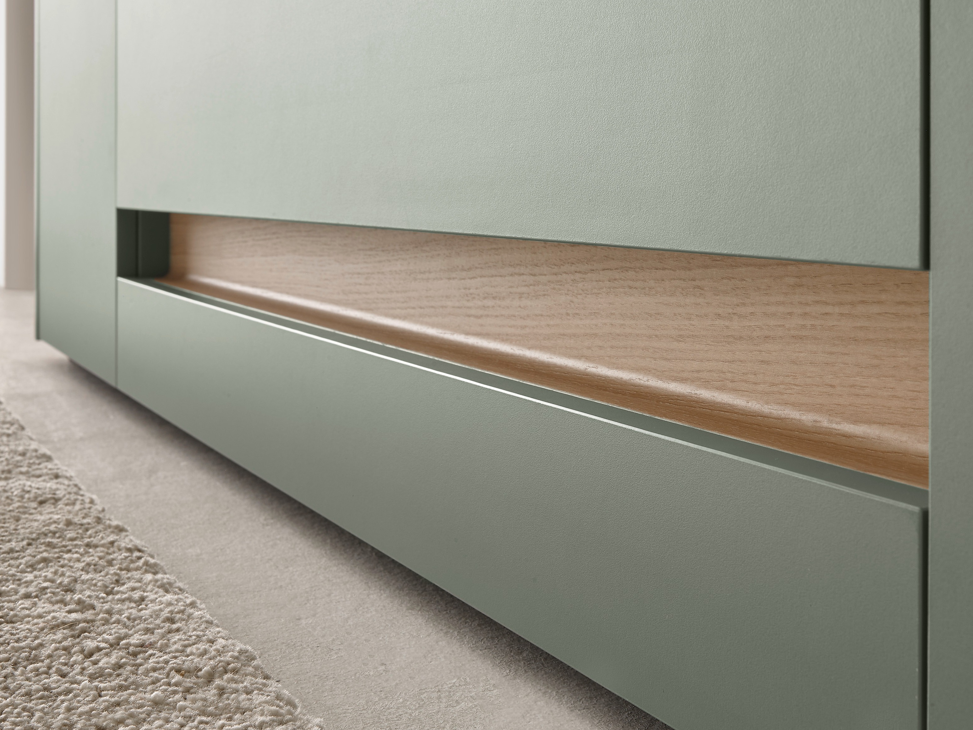 Nappali szett Elbsori 132 (Zöld + Tölgy)