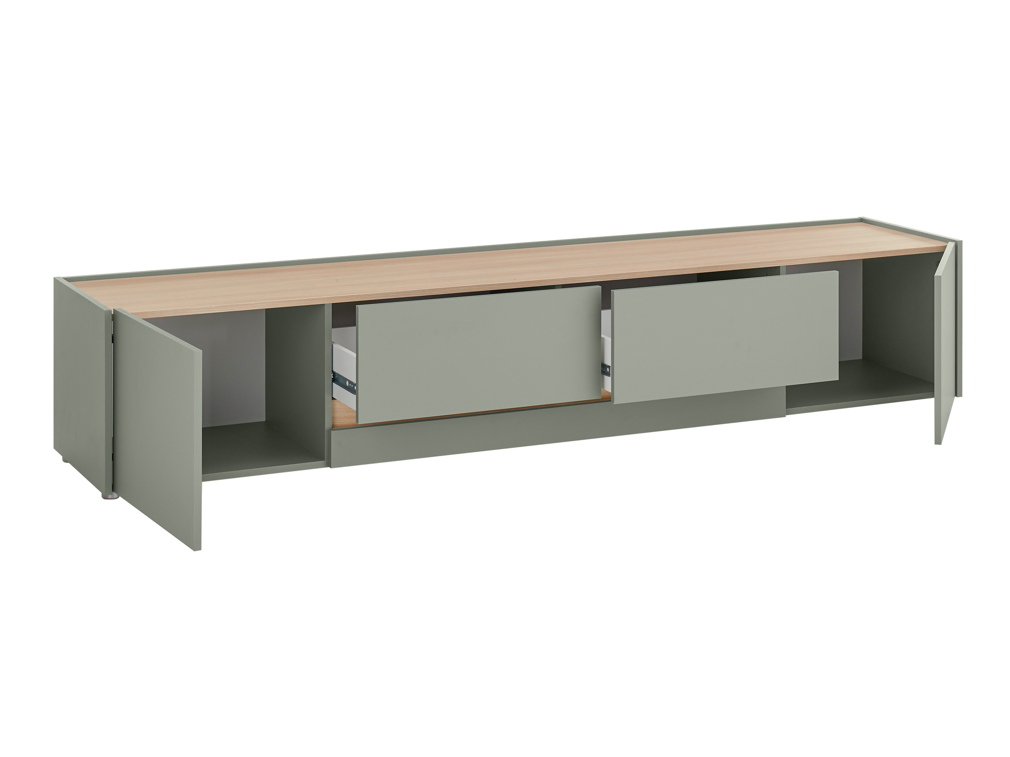 Nappali szett Elbsori 132 (Zöld + Tölgy)