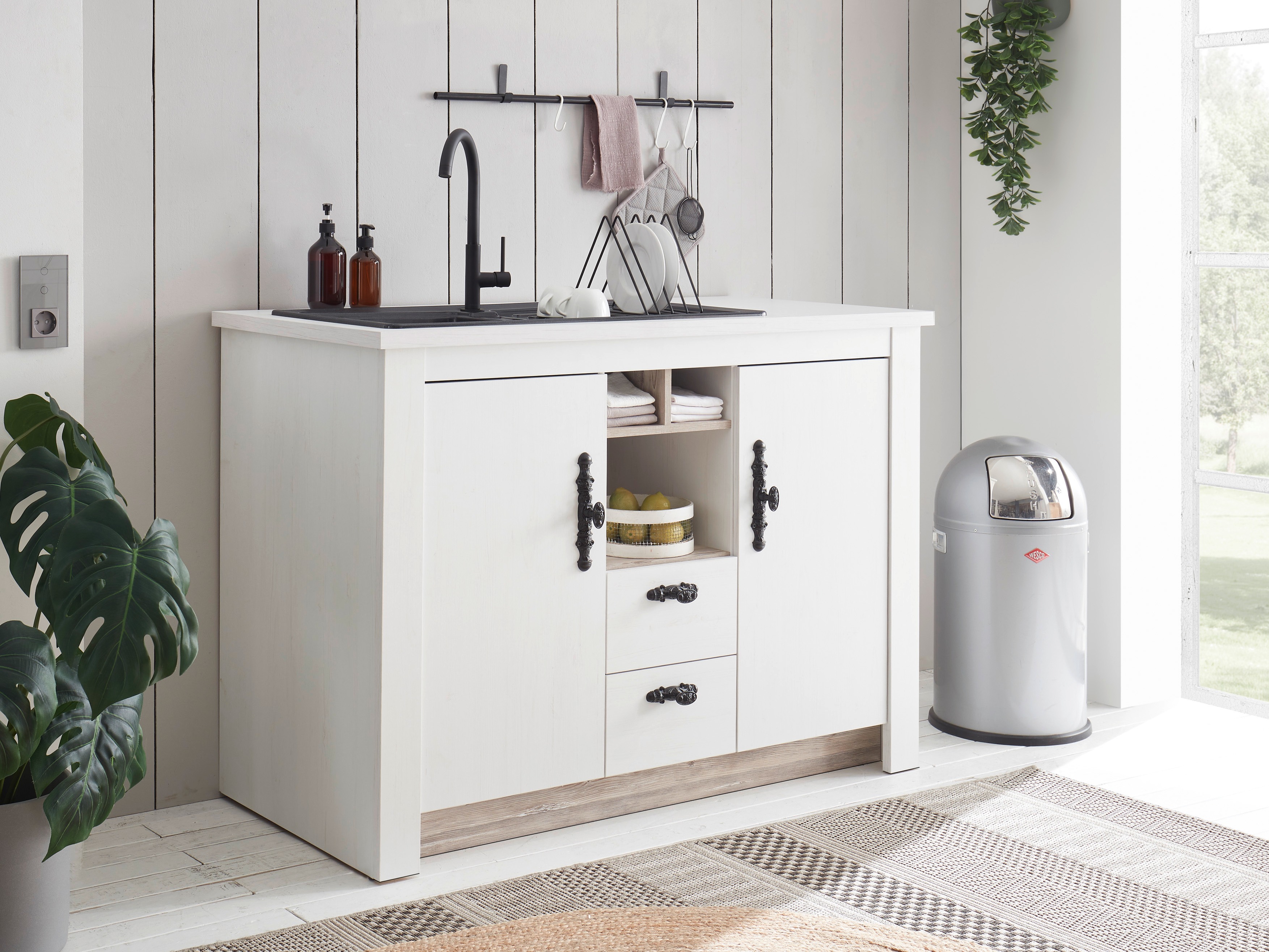 Moduláris szekrény fiókkal és ajtókkal Flora 100