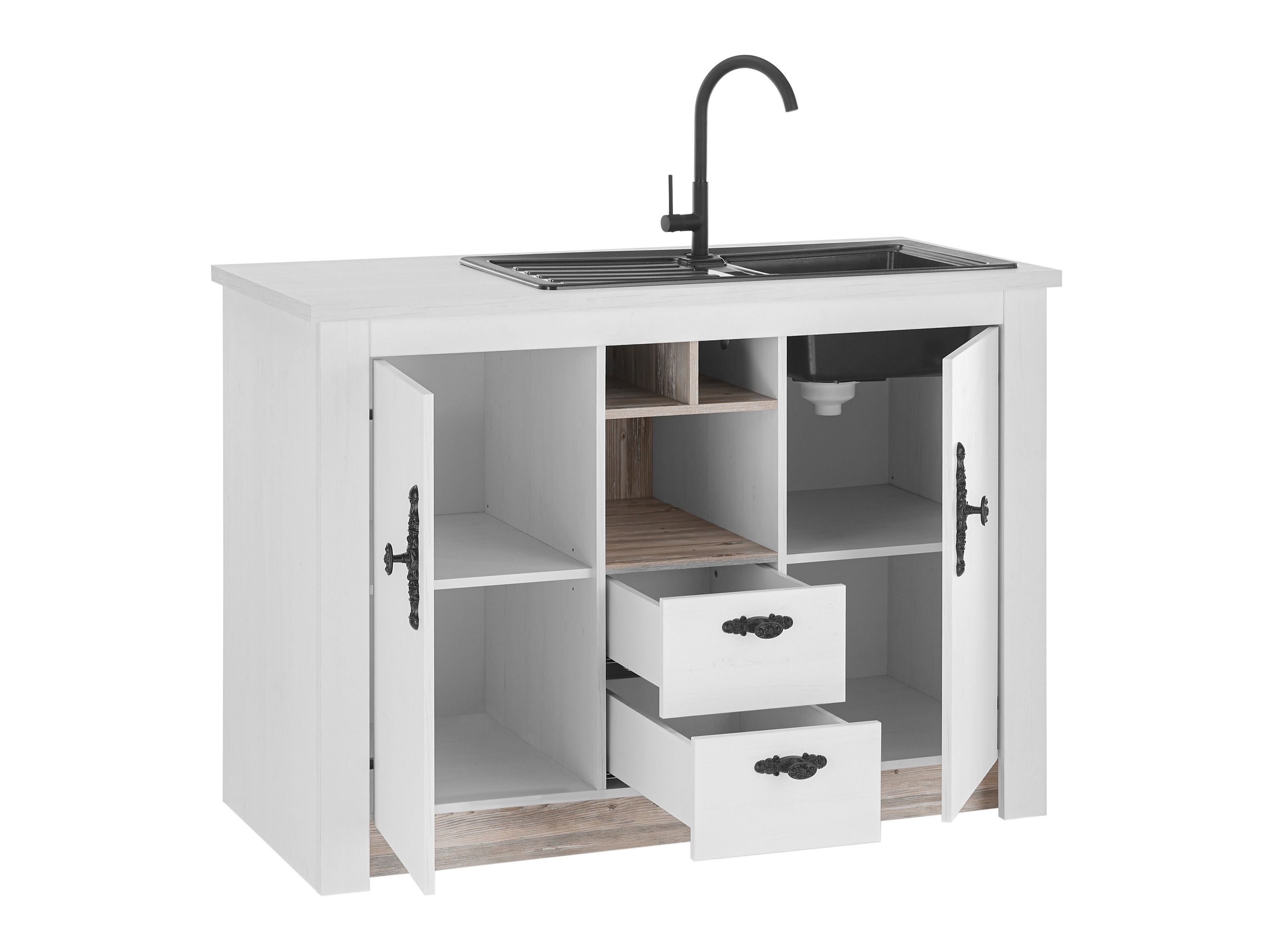 Moduláris szekrény fiókkal és ajtókkal Flora 100