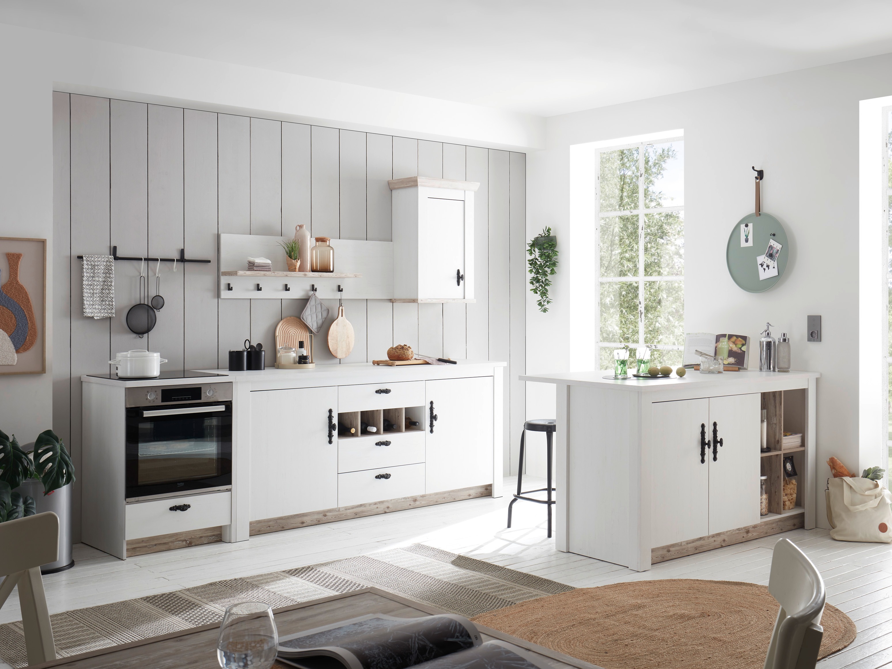 Moduláris szekrény fiókkal és ajtókkal Flora 101