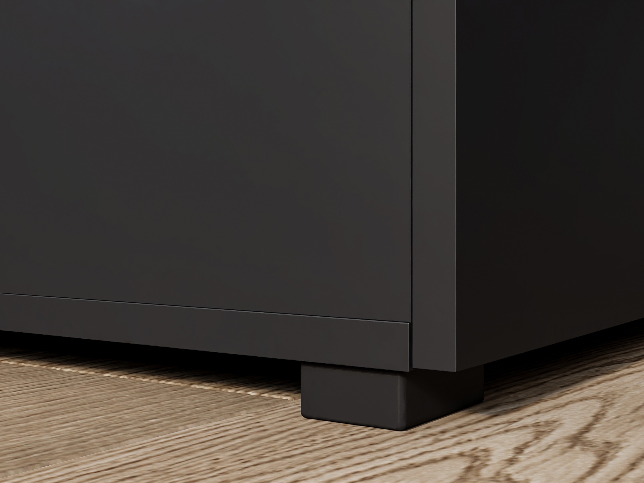 Komód Elbleve 103 (Fekete)