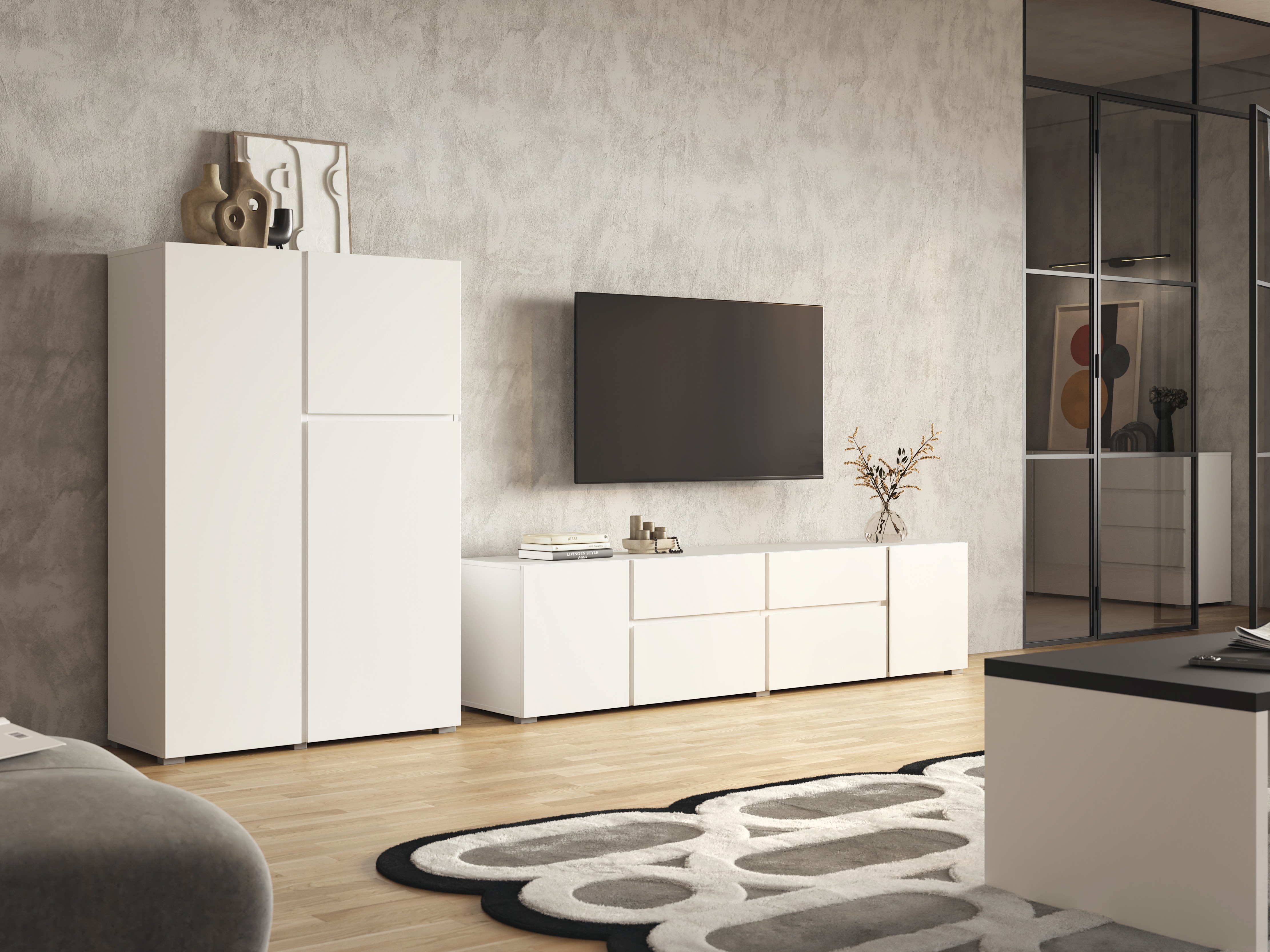 Nappali szett Elbleve 104 (Fehér)