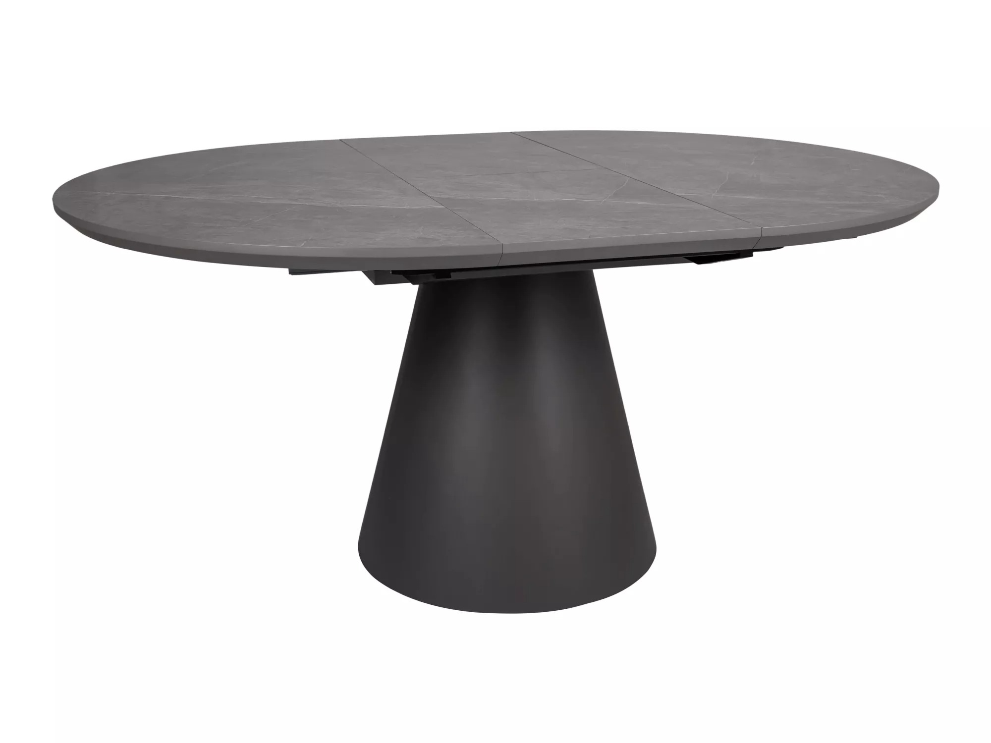 Asztal Detroit 920 (Szürke márvány + Fekete)