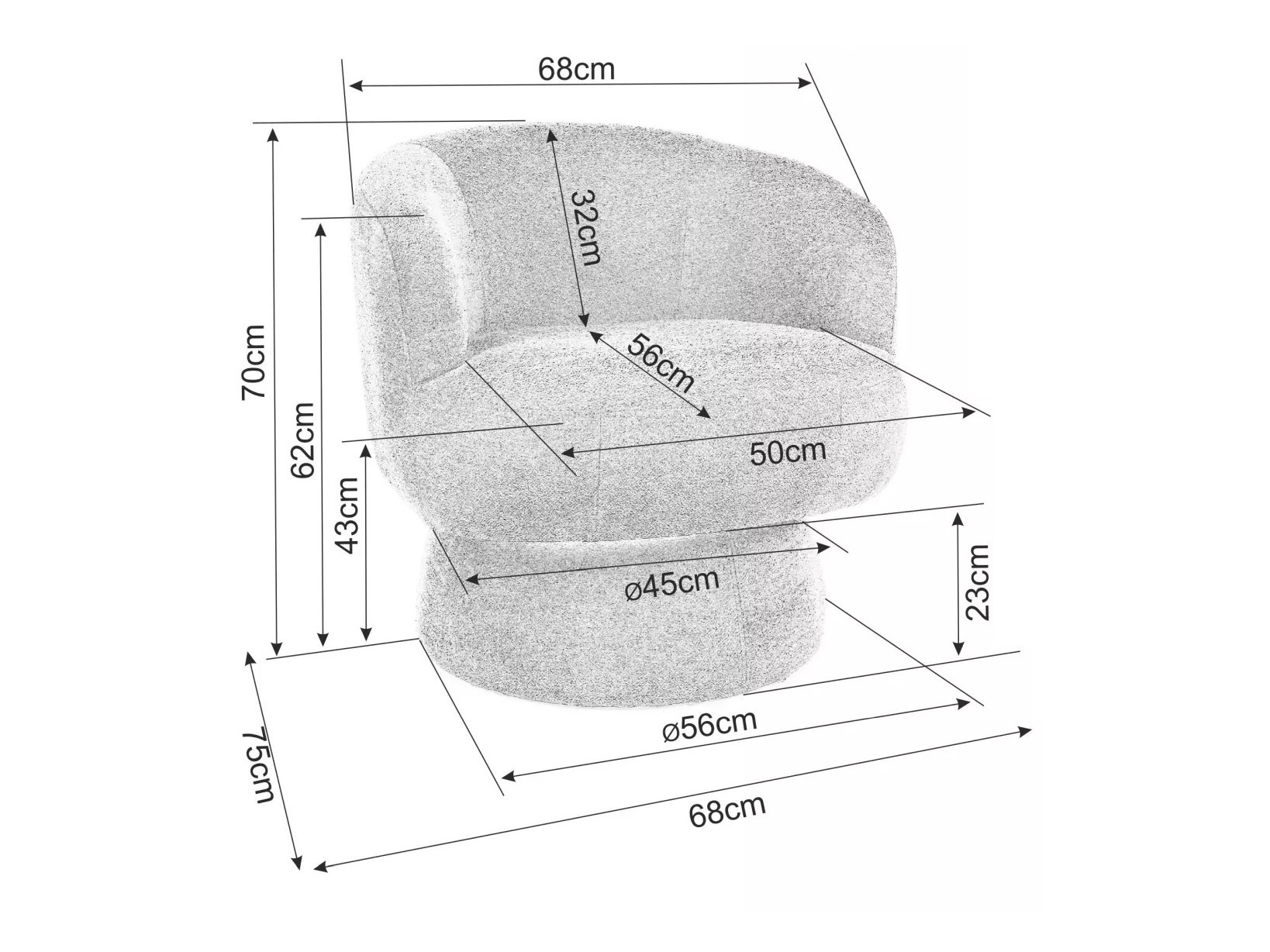 Fotel Detroit 919 (Szürke)