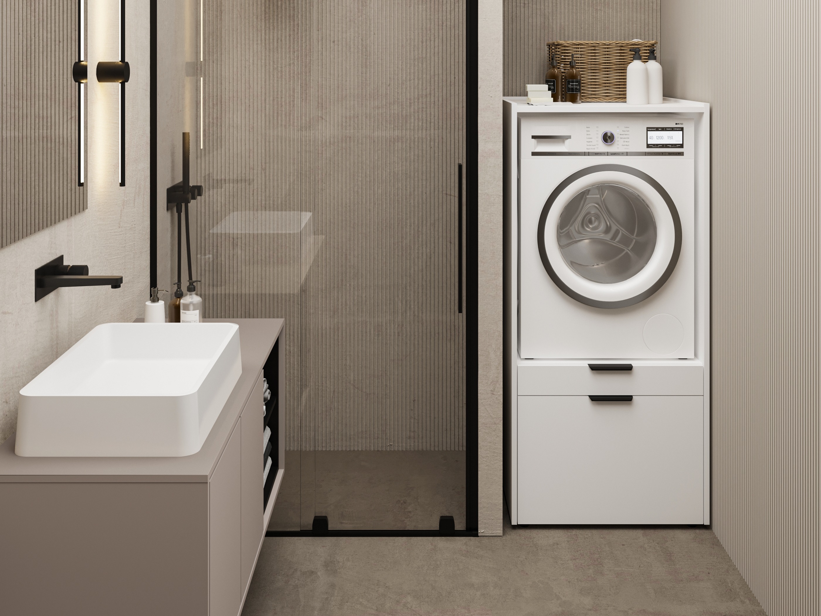 Fürdőszoba polc Austin 376 (Fehér)