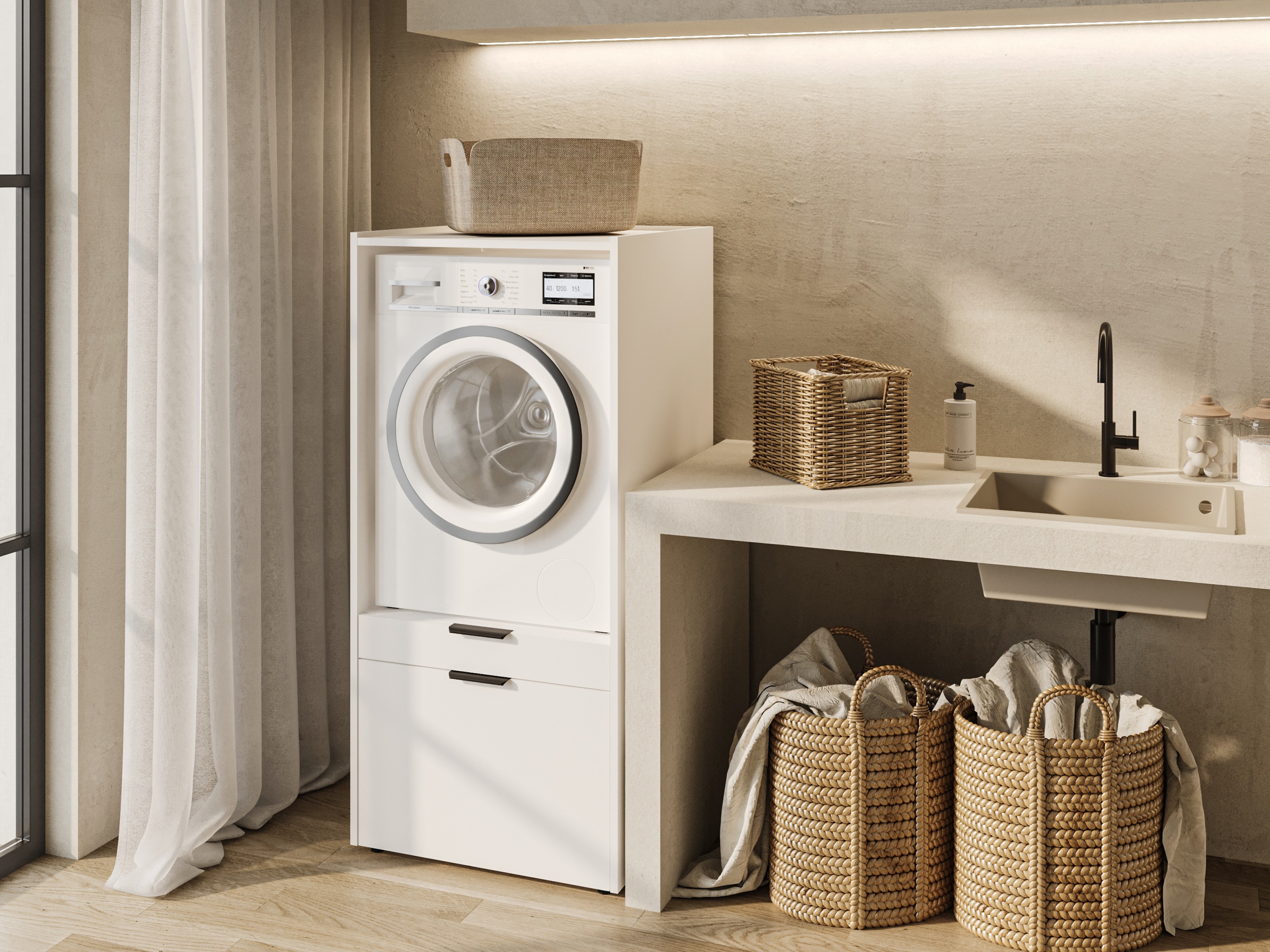 Fürdőszoba polc Austin 376 (Fehér)