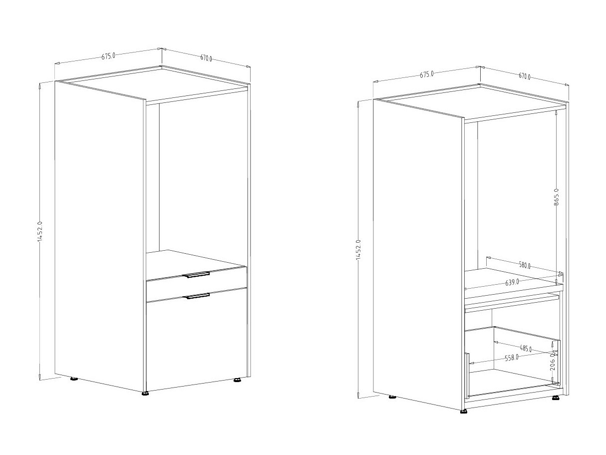 Fürdőszoba polc Austin 376 (Fehér)