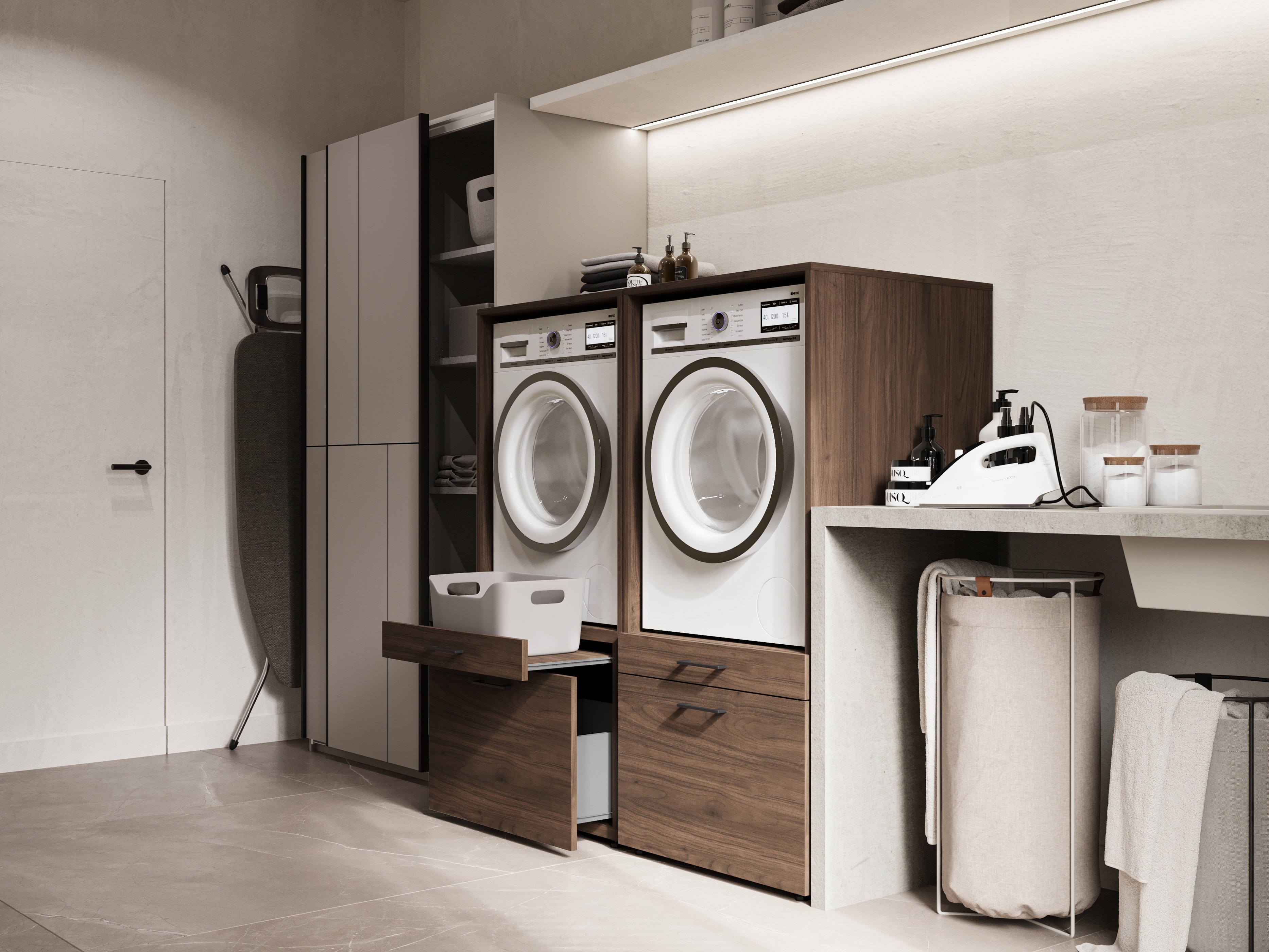 Fürdőszoba polc Austin 377 (Dió)