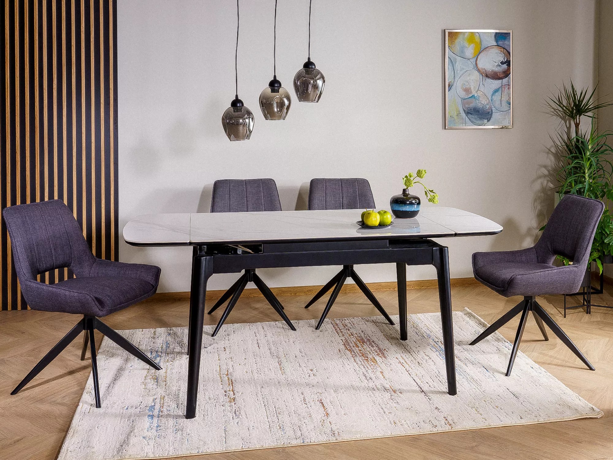 Asztal Detroit 921 (Fehér márvány)