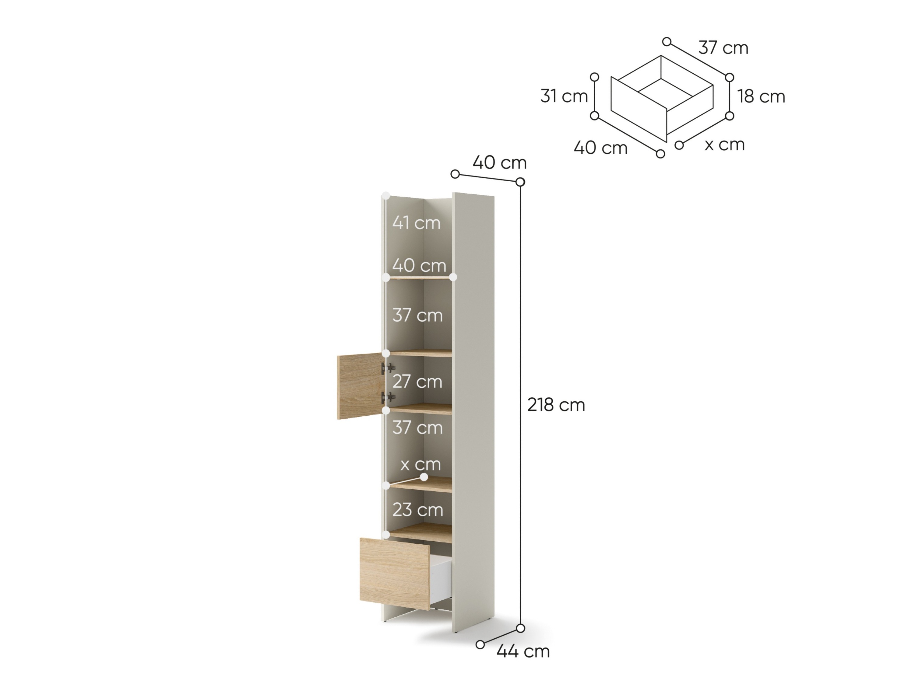 Könyvespolc SH10280