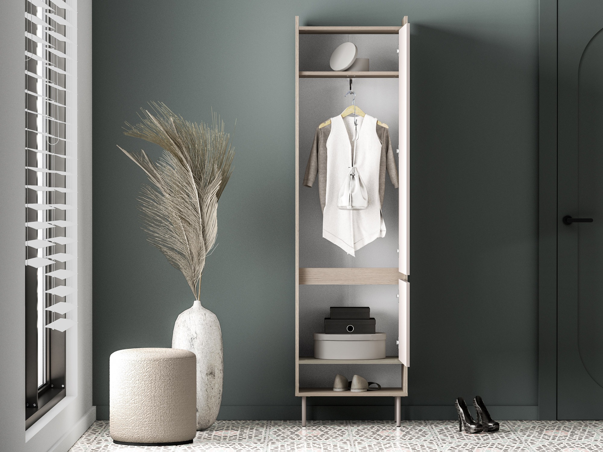 Gardróbszekrény Tivorlo 100