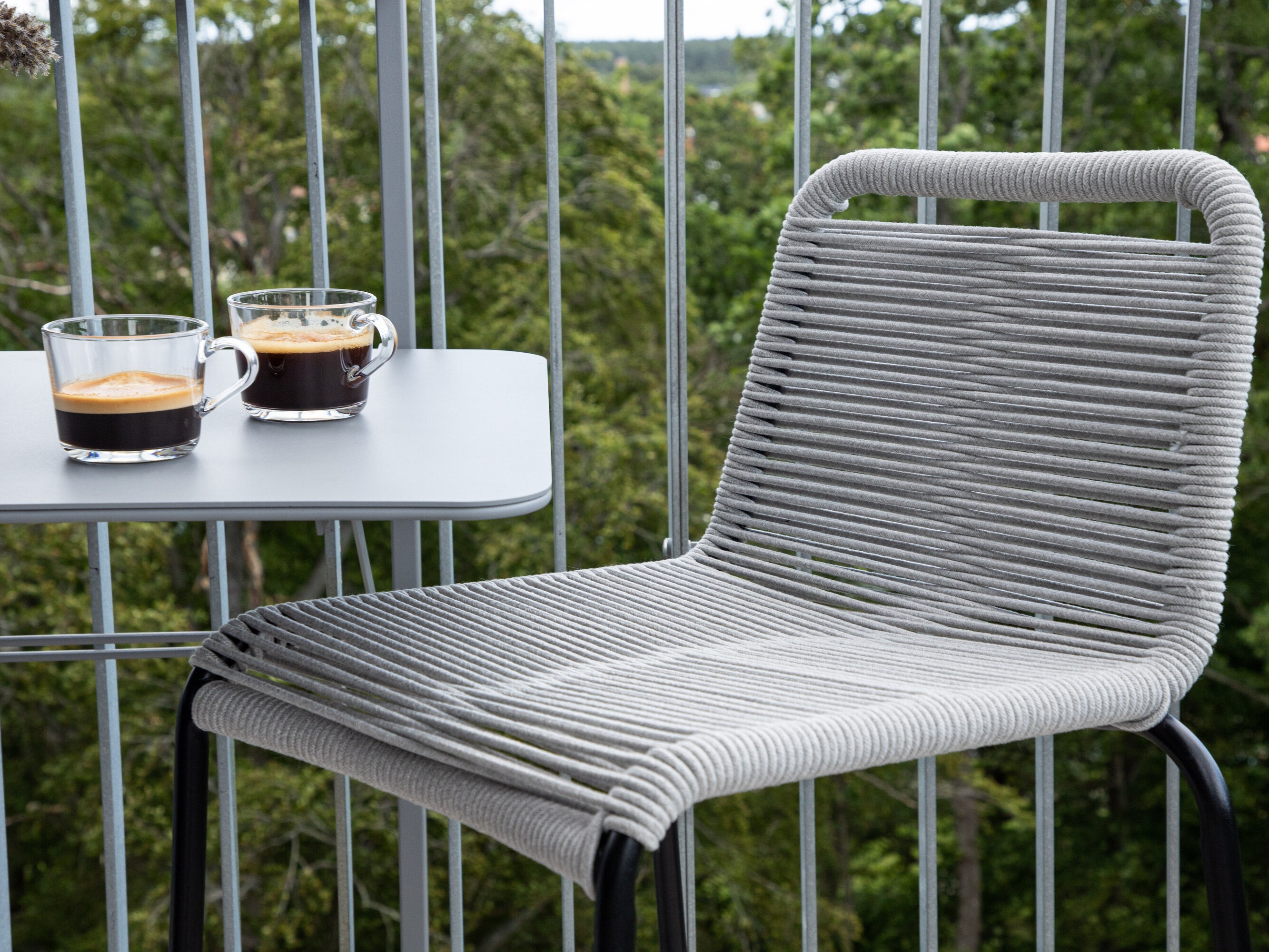 Kerti bárszék Dallas 3398 (Világosszürke)