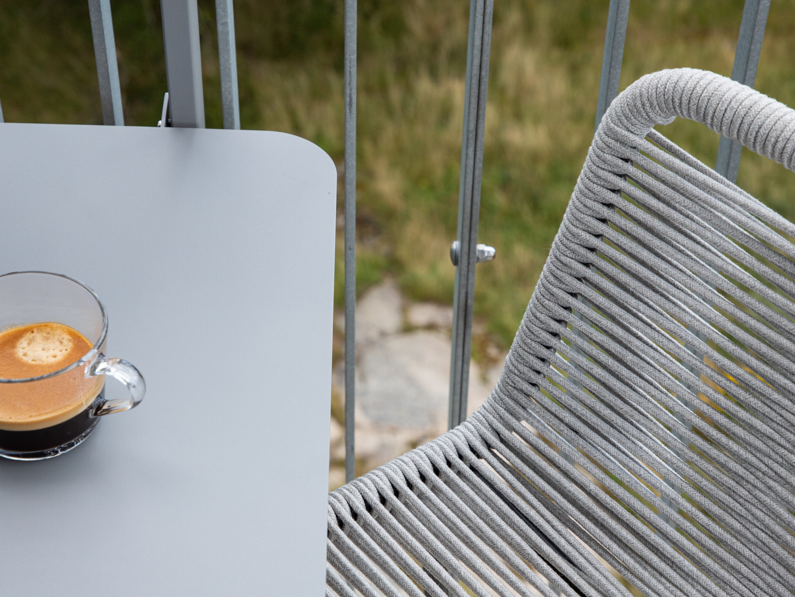 Kerti bárszék Dallas 3398 (Világosszürke)