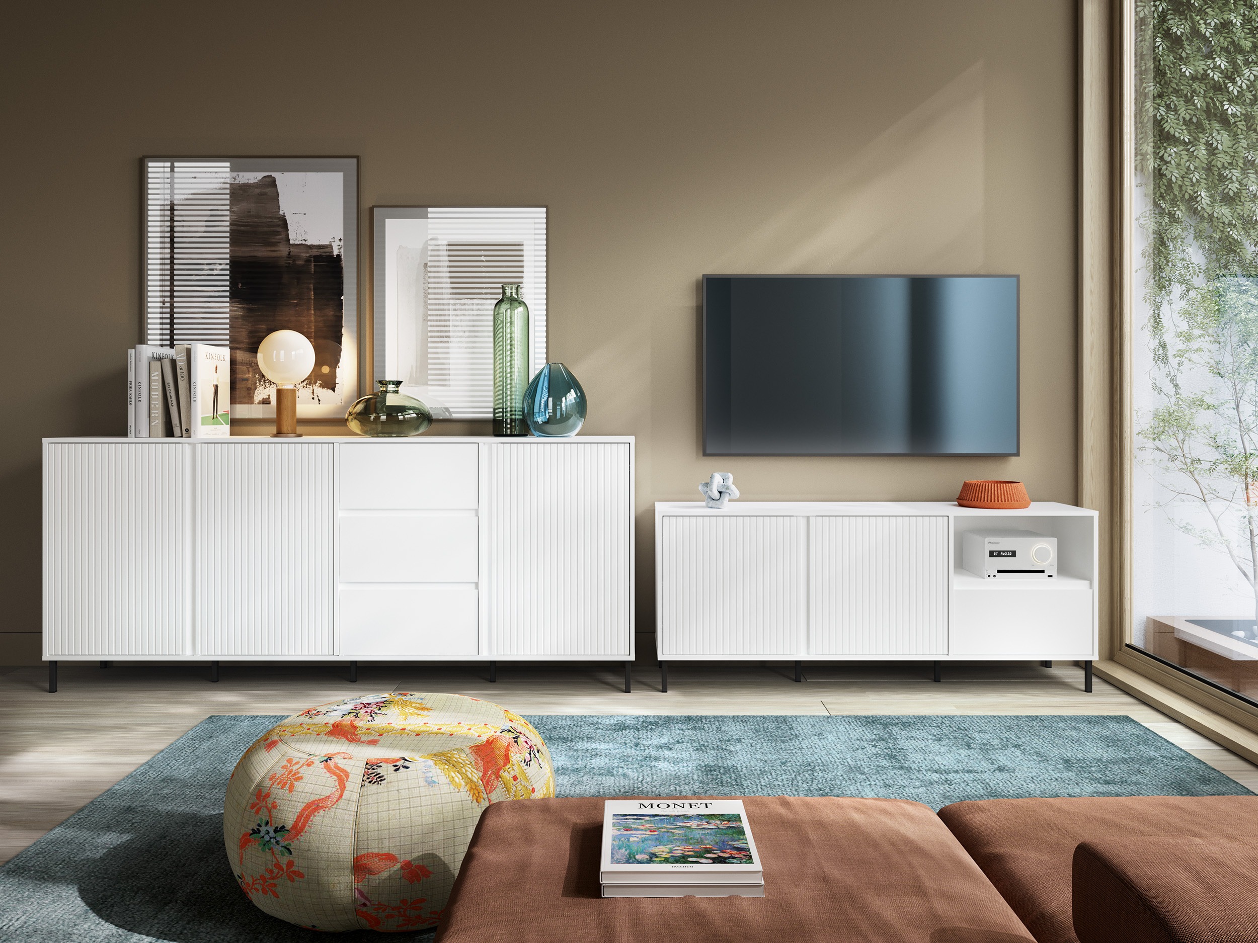 Nappali szett Ruvrevi 107 (Fehér)