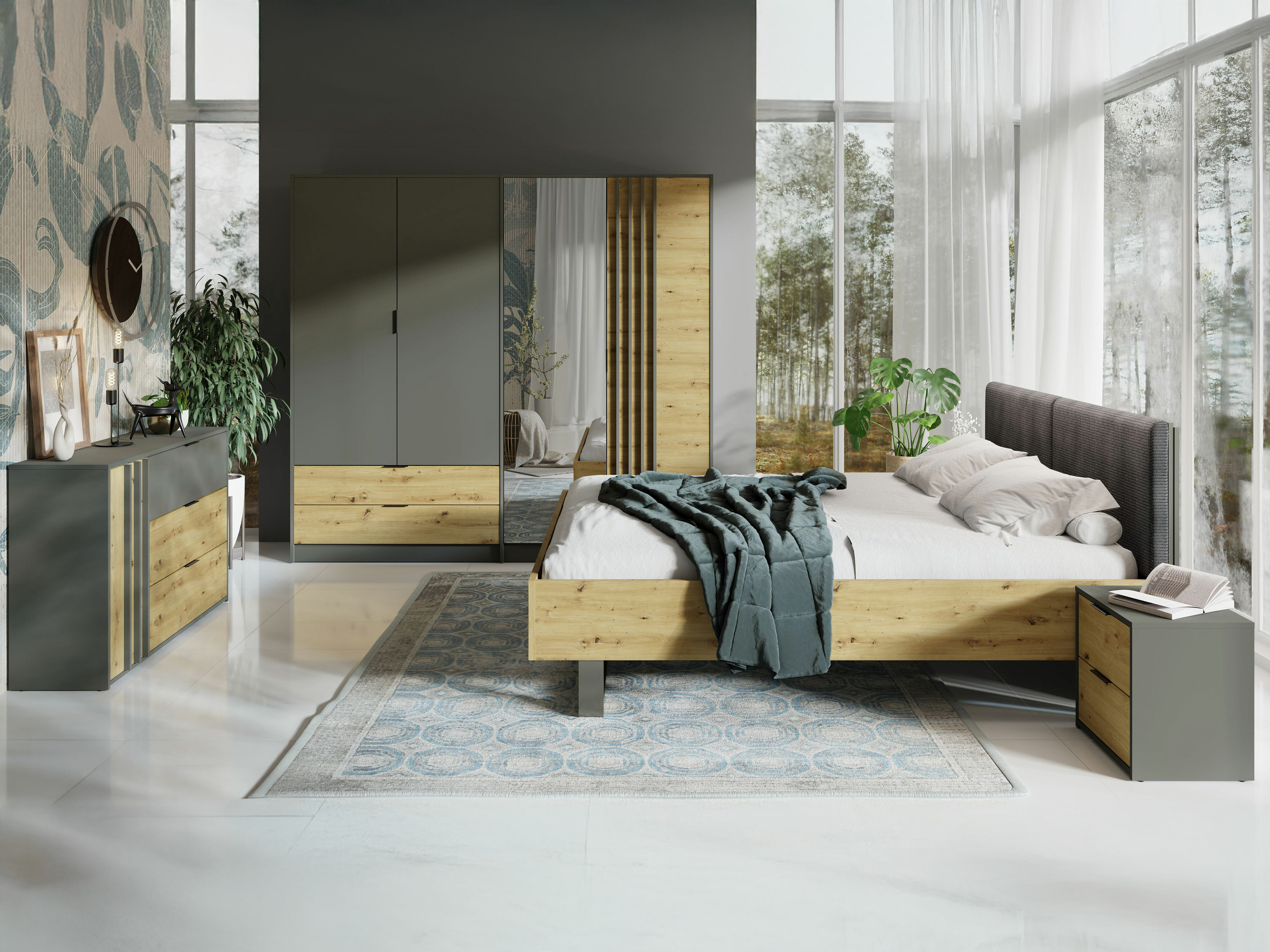 Éjjeliszekrény szett Tormiru 101