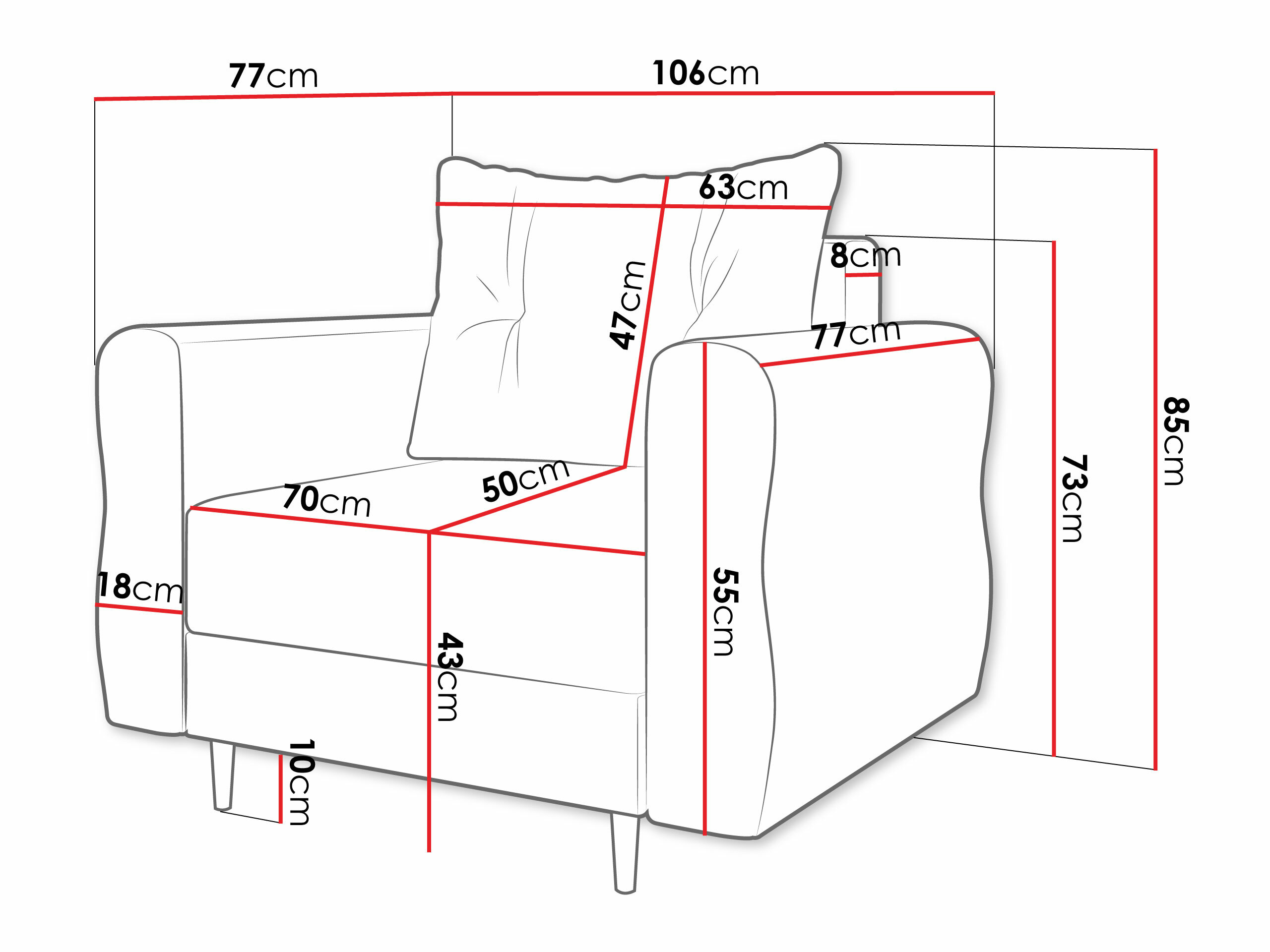 Fotel Veldala 104 (Manila 29)