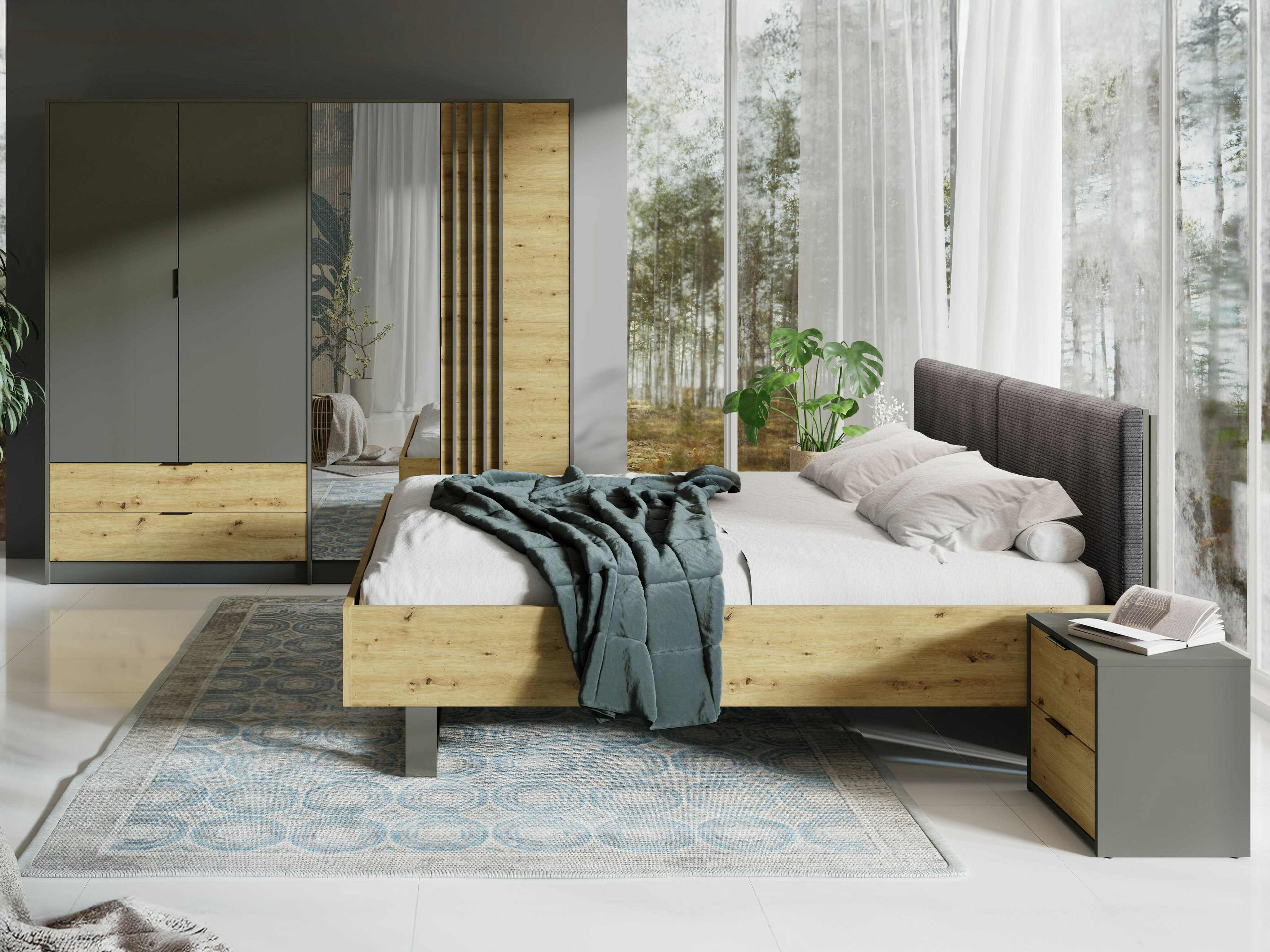 Hálószoba garnitúra Tormiru 104 (Nem)