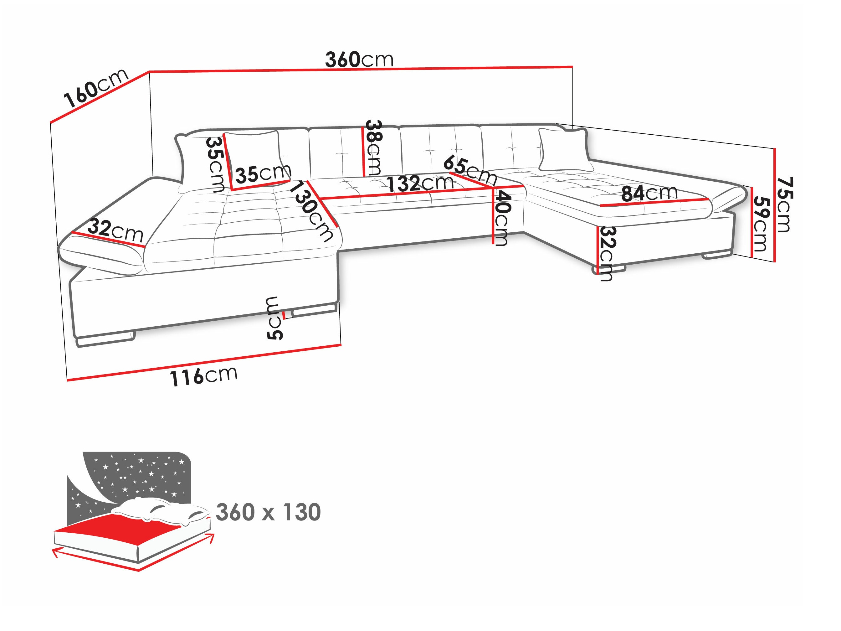 Sarokkanapé Comfivo 168 (Soft 011 + Lux 05 + Lux 06)