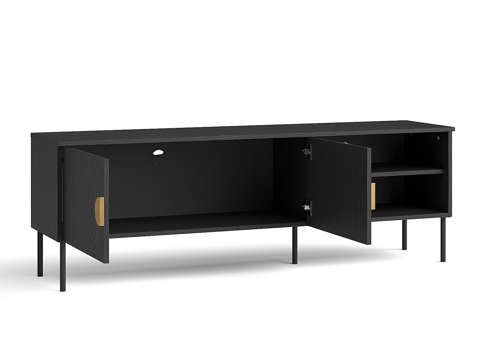 TV-állvány Morsono 102 (Fekete)