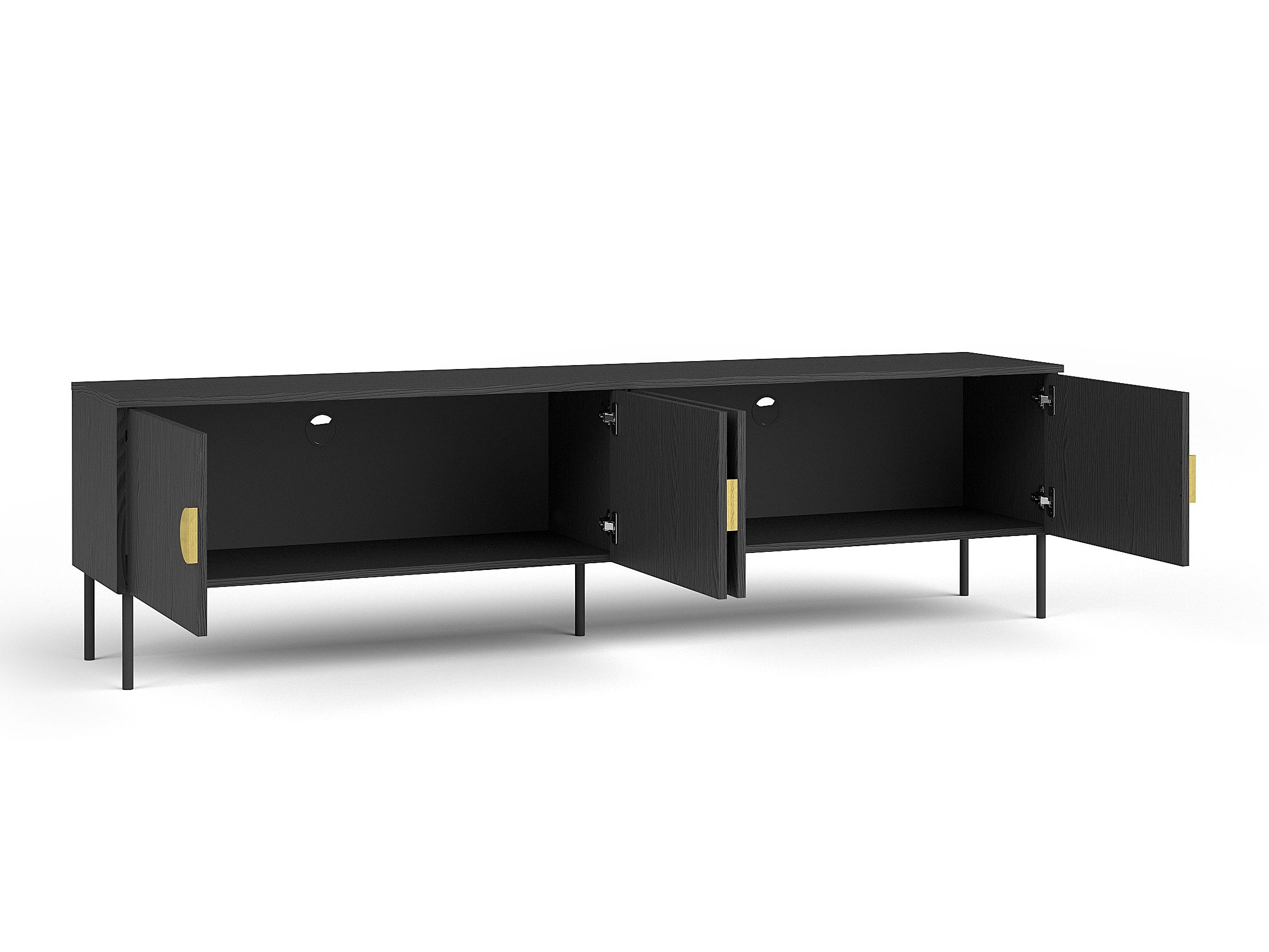 TV-állvány Morsono 103 (Fekete)