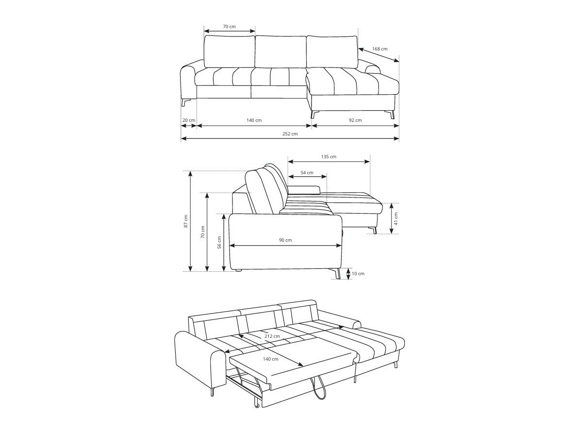 Sarokkanapé Kingston 199 (Bal)