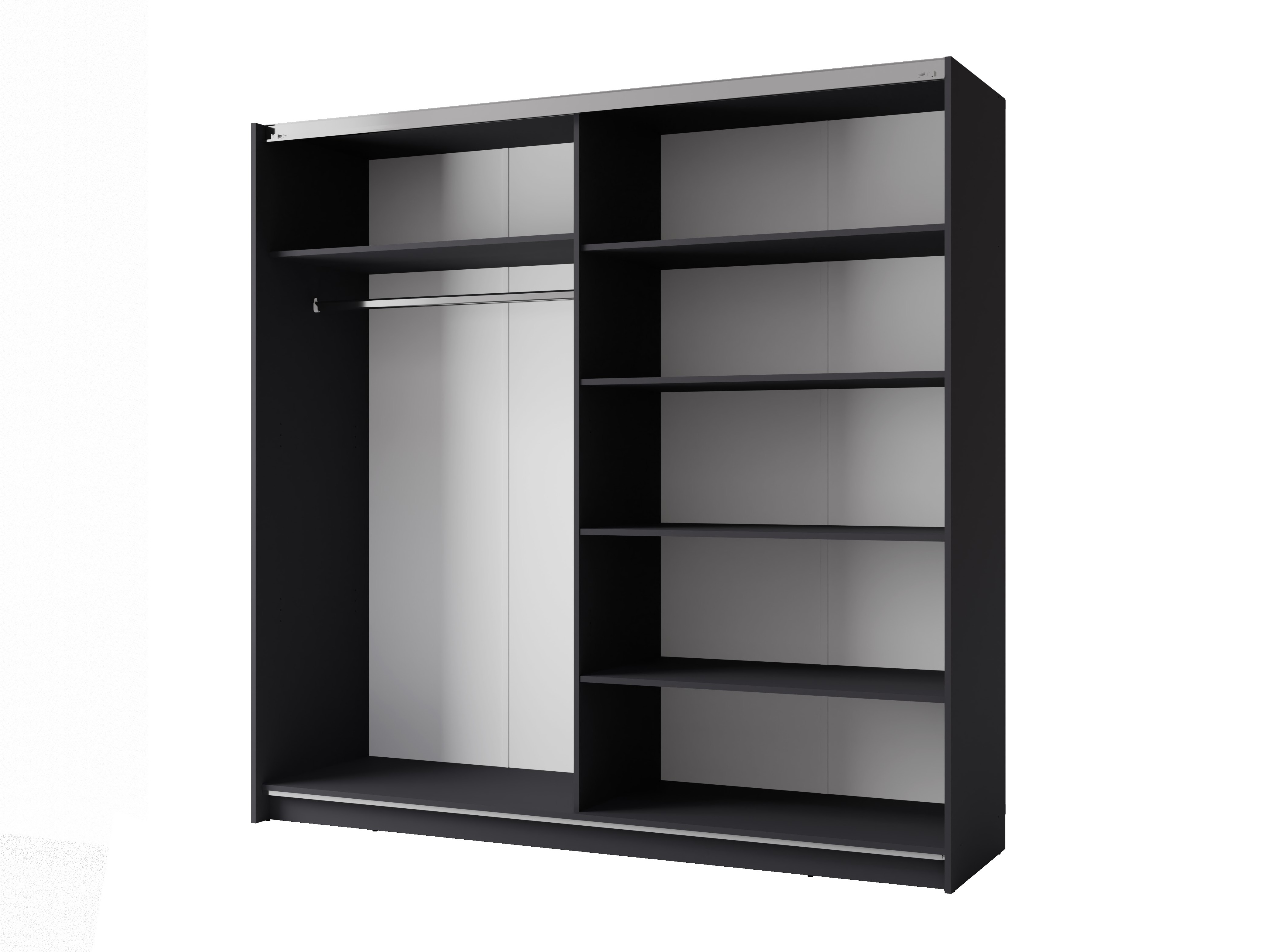 Gardróbszekrény Baytown 100 (Grafit)