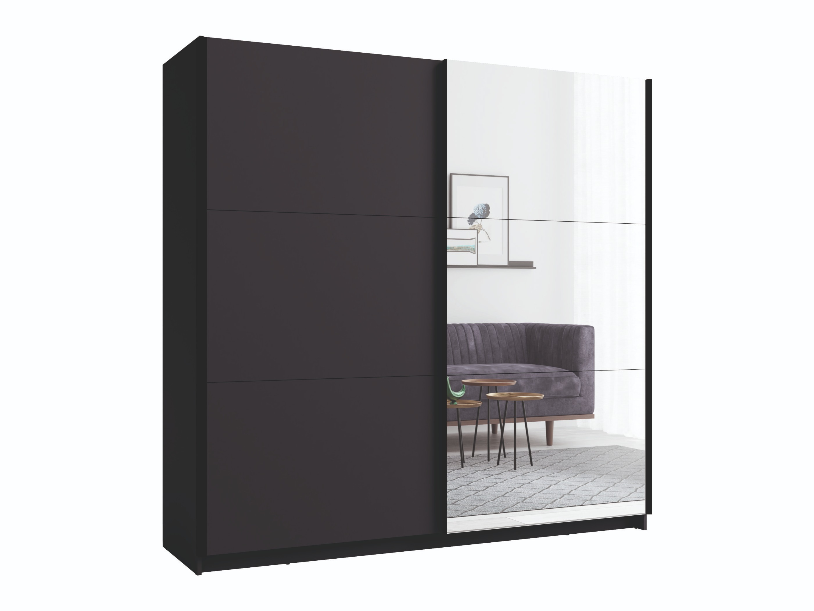 Gardróbszekrény Baytown 101 (Grafit)