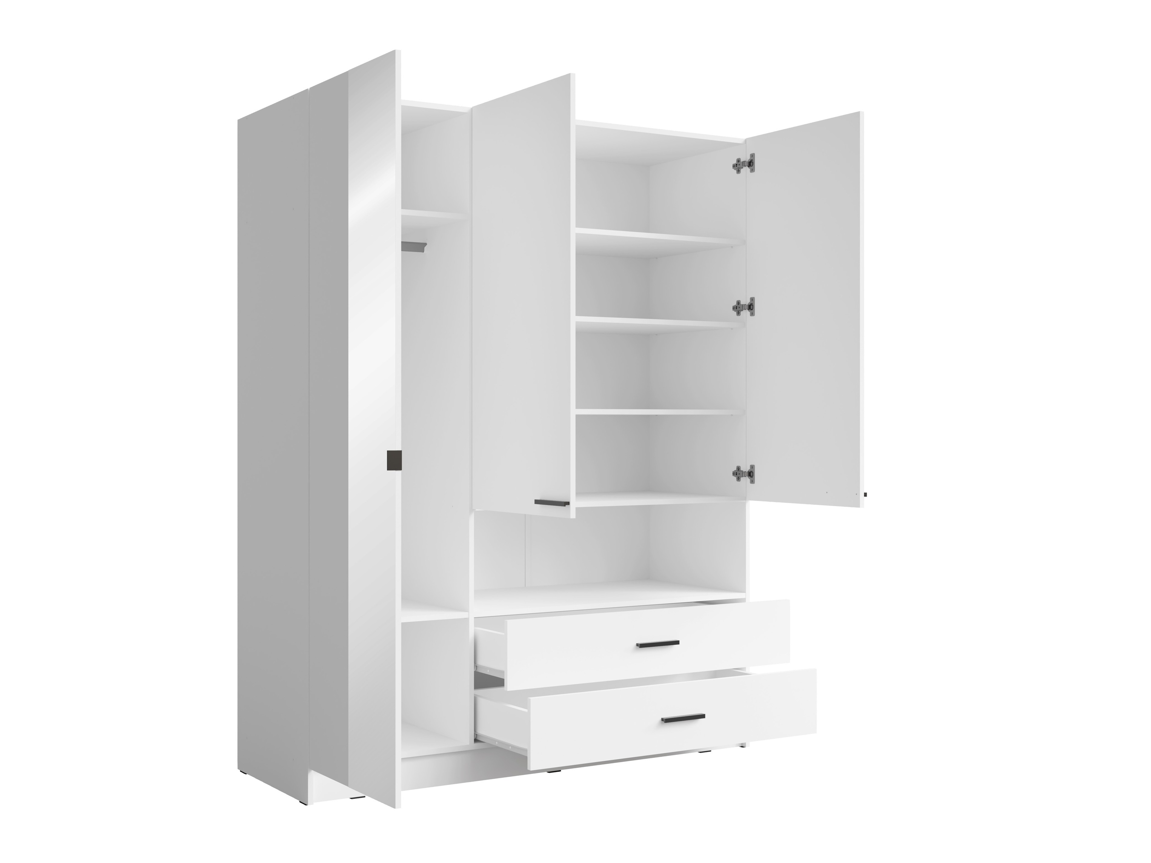 Gardróbszekrény Baytown 102 (Fehér)