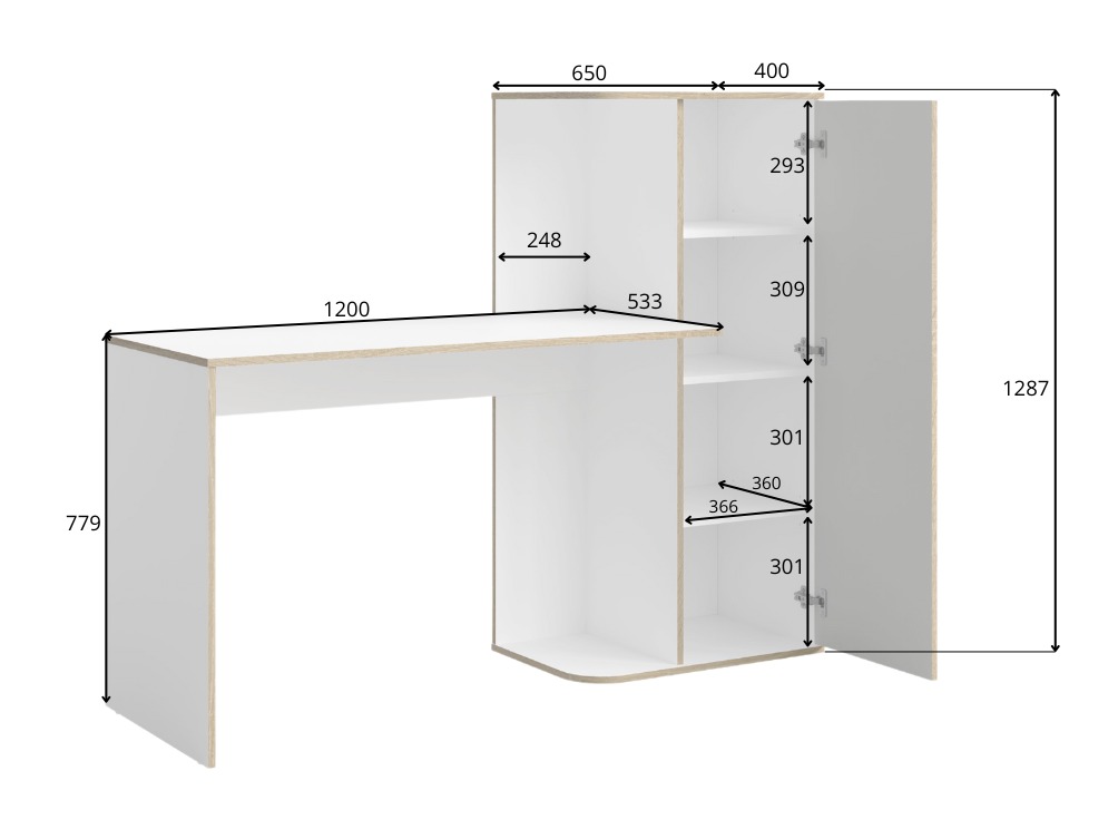 Íróasztal Baytown 103
