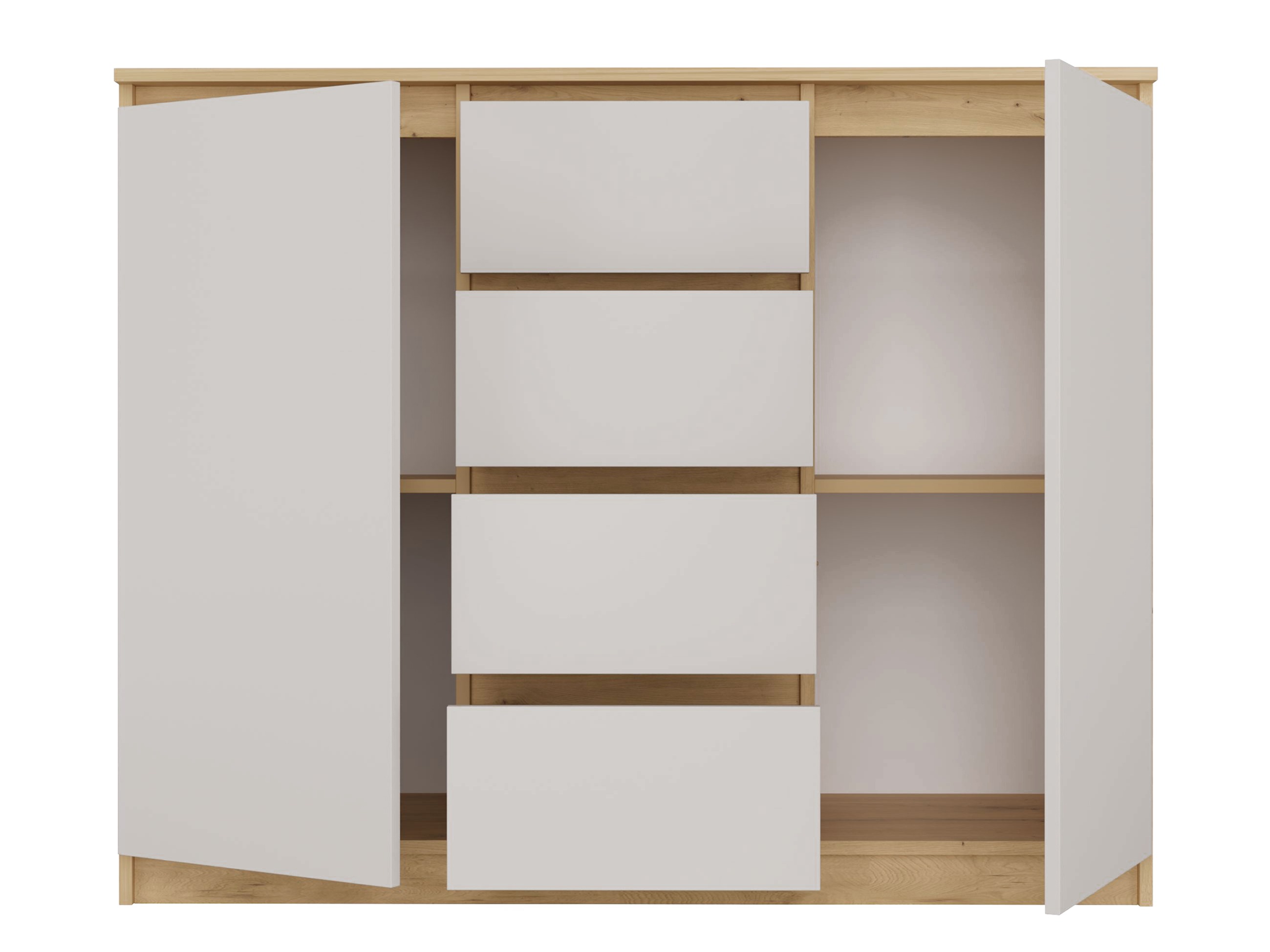 Komód Elbvelu 113 (Artisan tölgy + Kasmír)