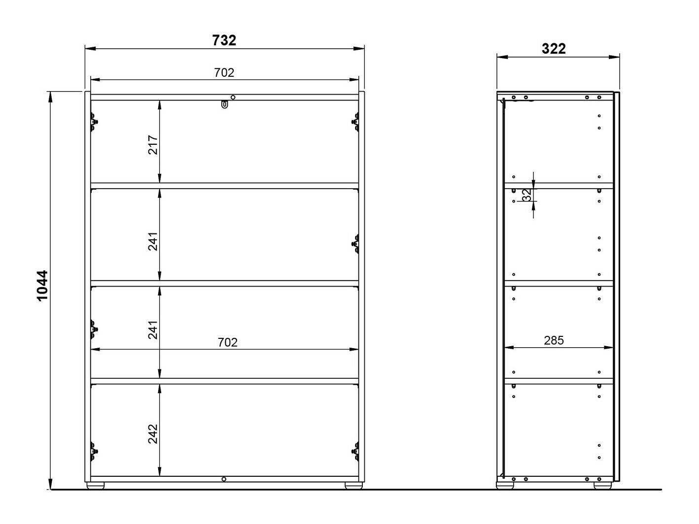 Előszoba garnitúra Lircamu 103 (Poros zöld)