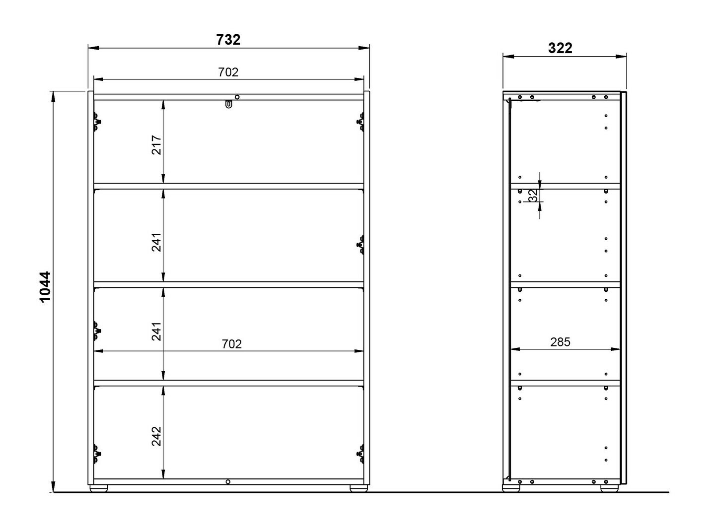 Előszoba garnitúra Lircamu 104 (Poros zöld)