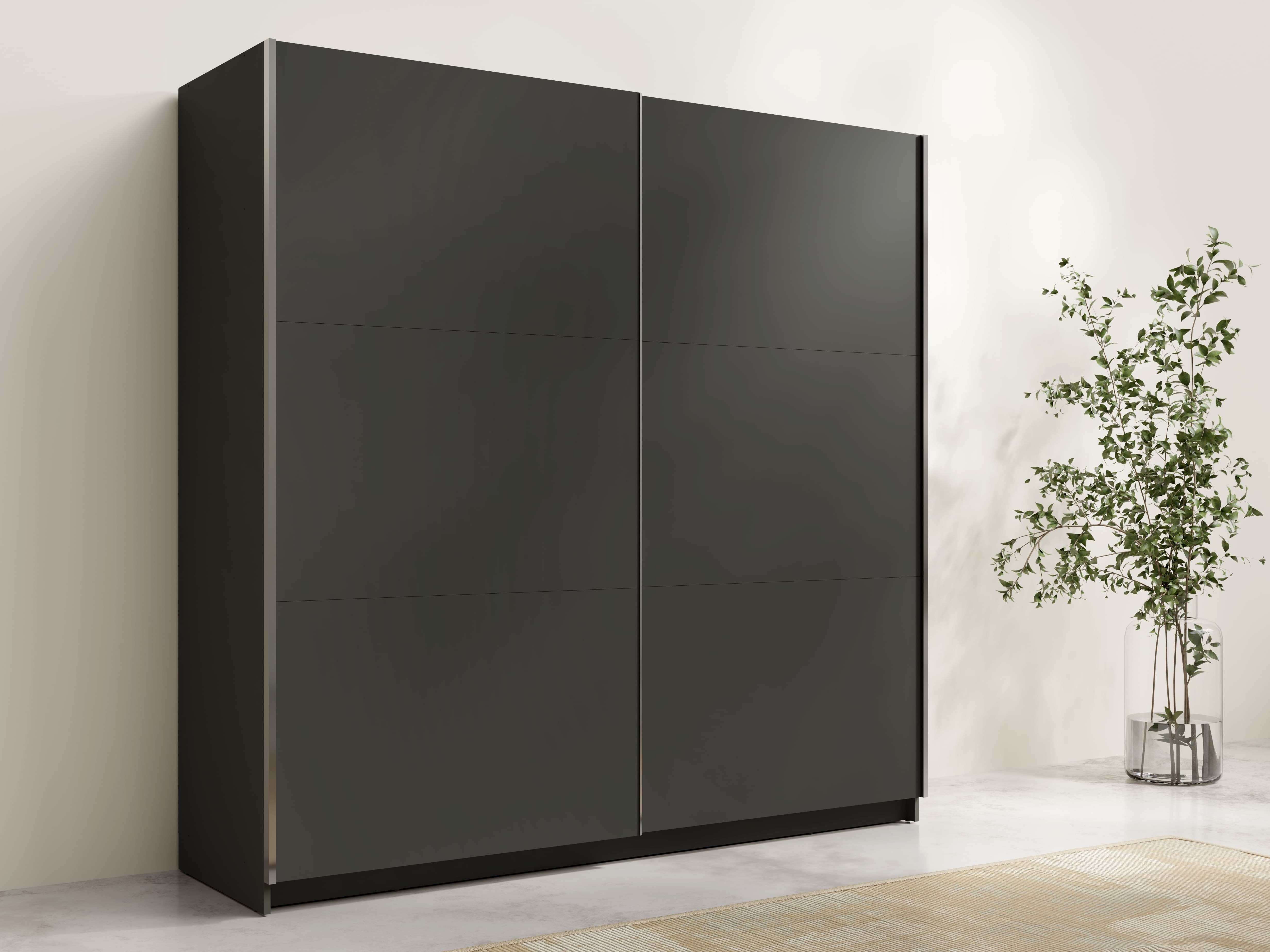 Gardróbszekrény Baytown 100 (Grafit)