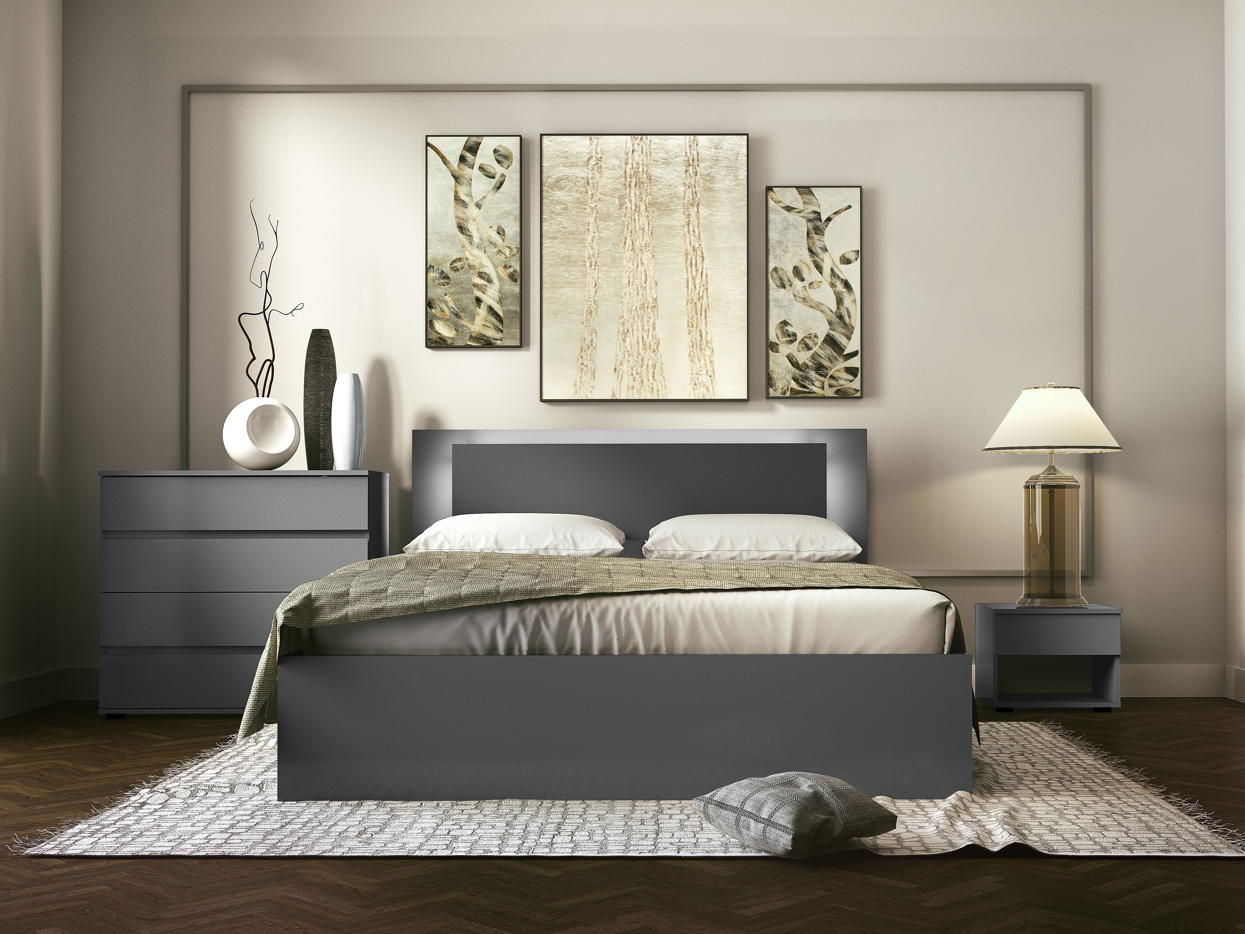 Ágy Odecira 103 (Grafit)